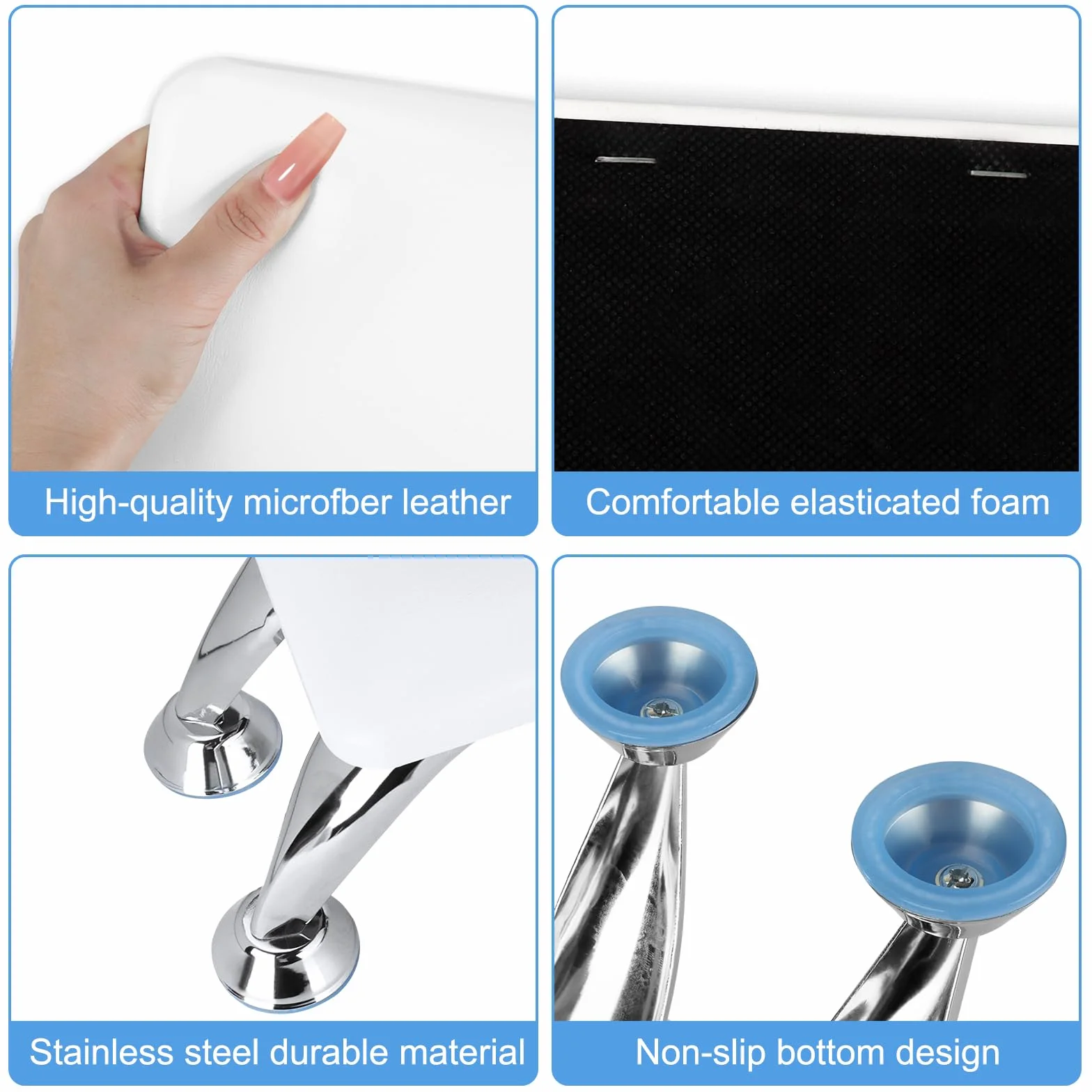 Poggiamano per Unghie,supporto per manicure in microfibra PU con supporto in acciaio inossidabile,Cuscino per Manicure,ideale per salone di manicure e uso domestico,morbido e impermeabile