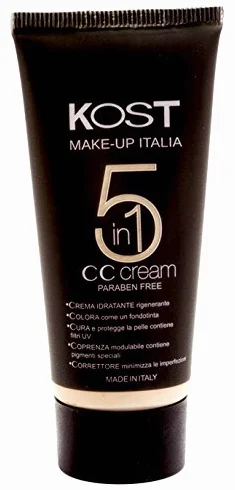 Kost Make Up Italia CC Cream 5 in 1, senza Parabeni, N.03