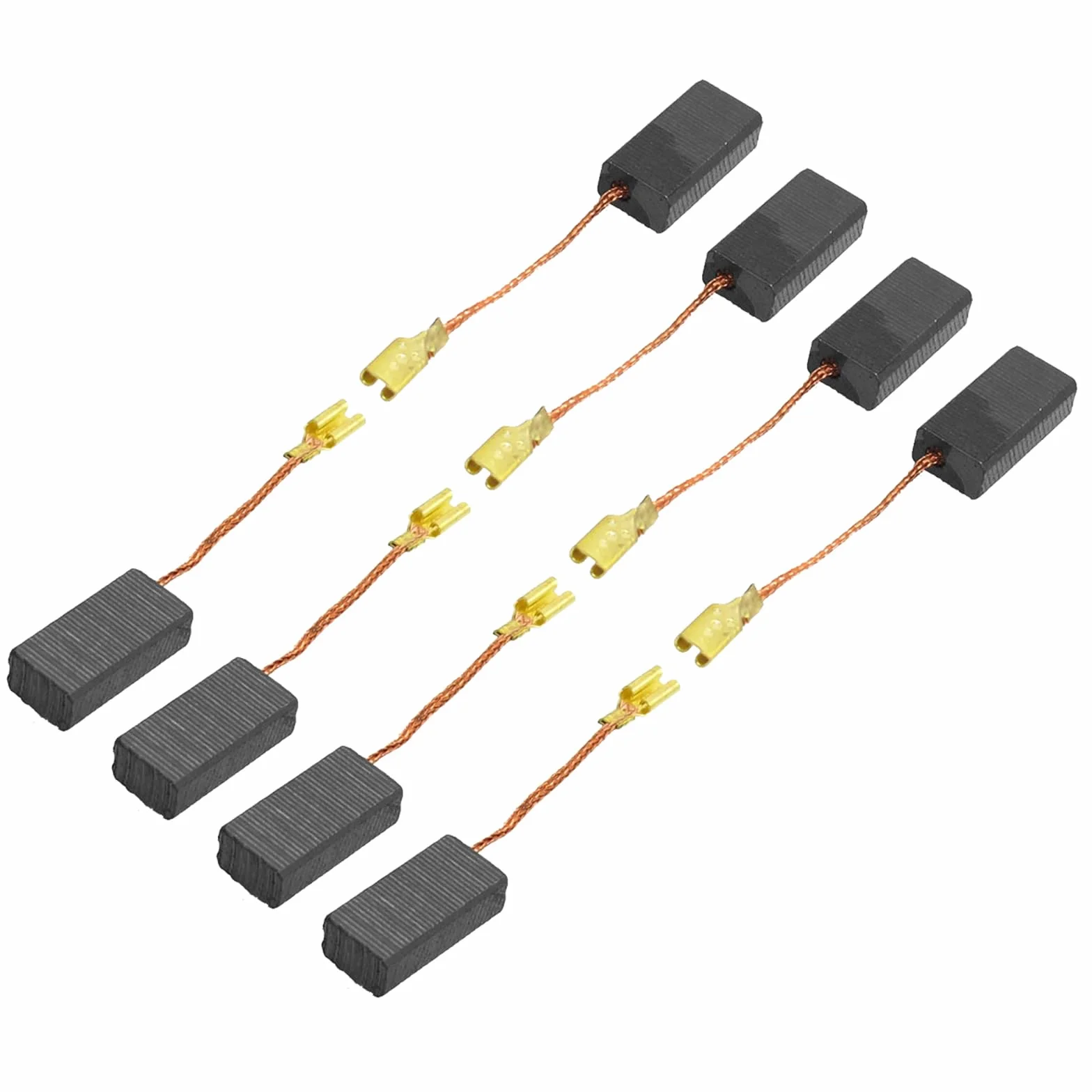 QUARKZMAN 16x8x5mm Carbonio Spazzola di Carbone di Ricambio 8 Pezzi per Motore Elettrico Utensili