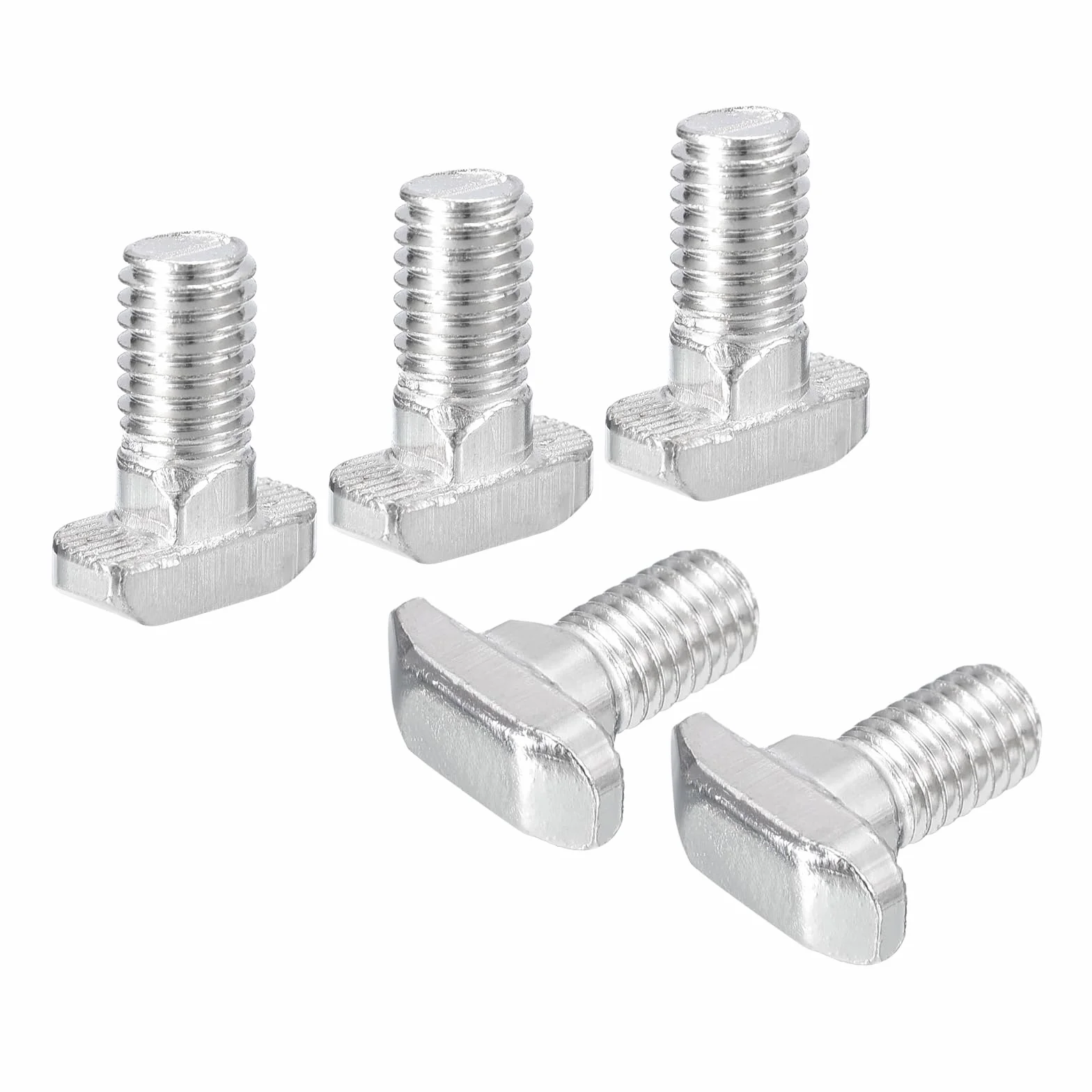 QUARKZMAN M8 x 16mm Bullone a T-Slot Acciaio Carbonio Nichelato per Profilo Alluminio Serie 4040, 30pz