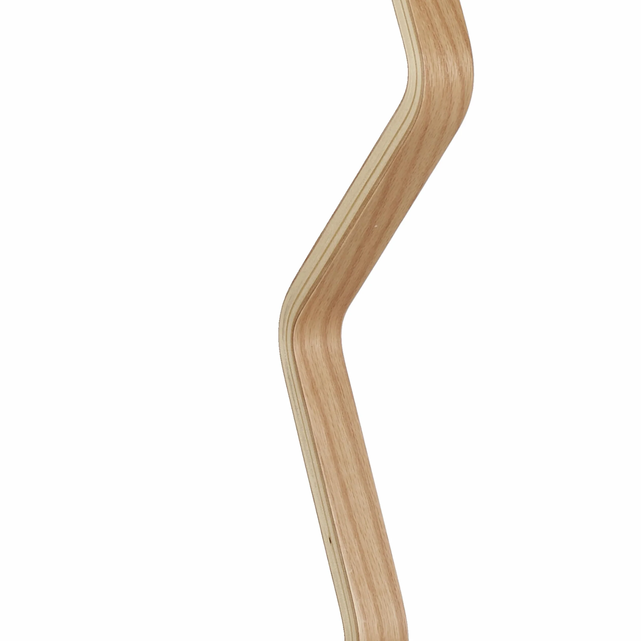 Relaxdays Portasciugamani a 2 Bracci Sfalsati Piantana da Bagno 86x37x18 cm Ferro Legno Bianco
