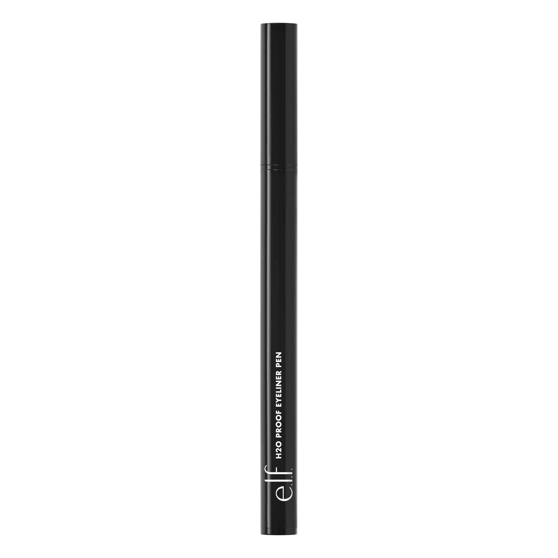 e.l.f. H2O Proof Eyeliner Pen, punta in feltro, formula liquida waterproof, Jet Black, 0,7 mL (0,02 fl oz)