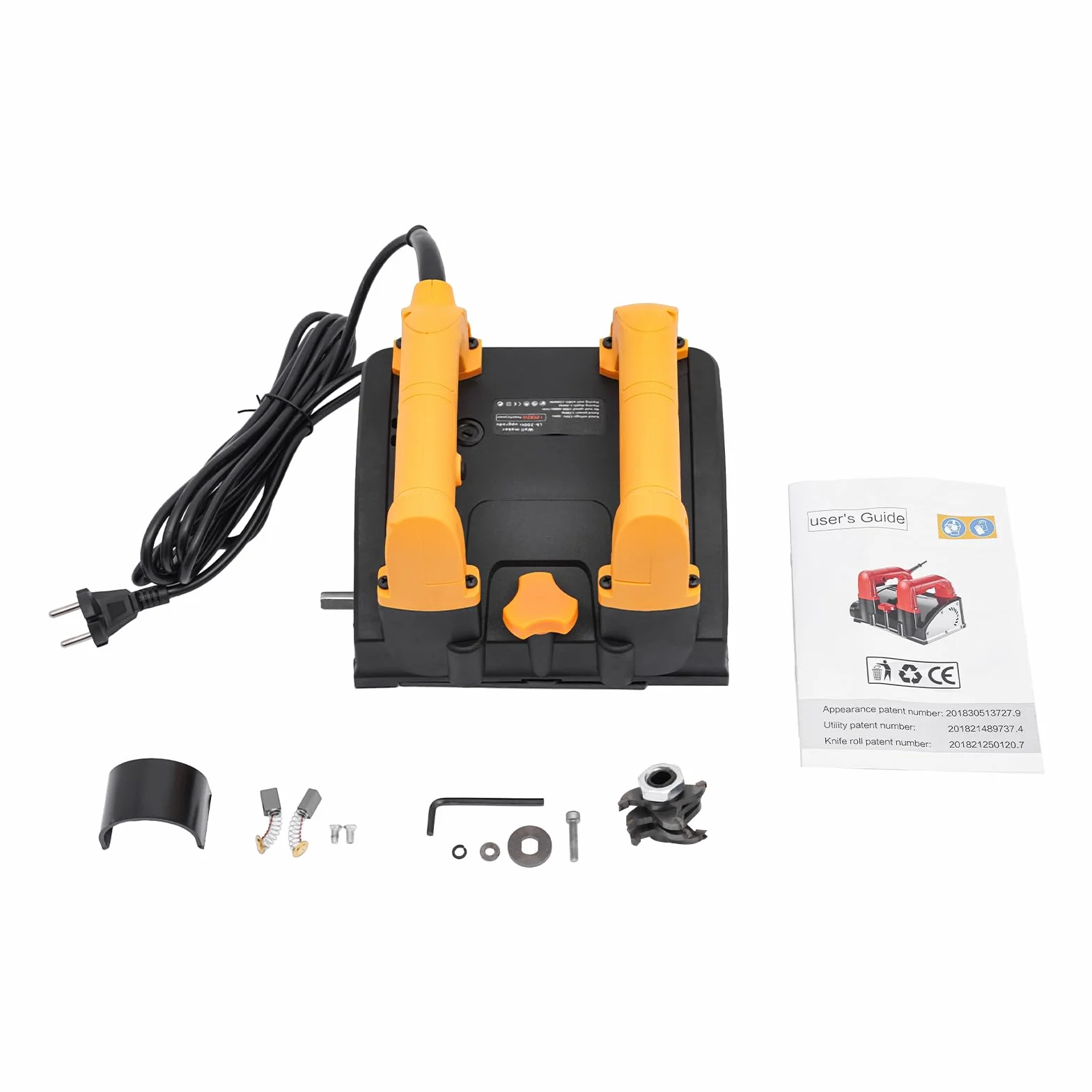 Fresa per calcestruzzo elettrica 1200 W 1000-4000 giri/min fresatrice portatile 26 lame profondità spazzolatura 1-4 mm larghezza 15 cm piallatrice a parete