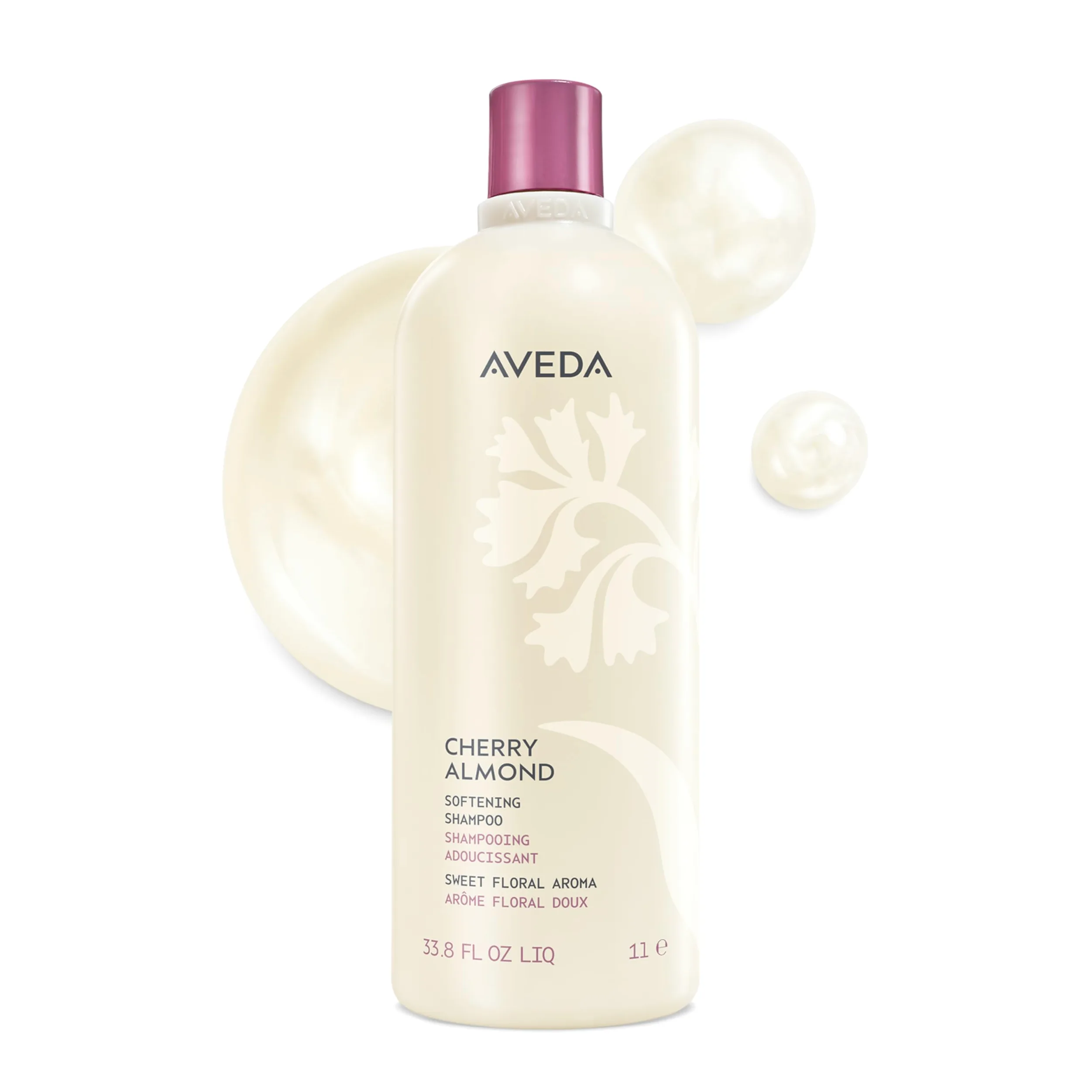 Aveda Cherry Almond Shampoo ammorbidente - Delicato per uso quotidiano - Capelli da normali a secchi - Senza siliconi - Cherry Almond con tonka arancia ylang ylang
