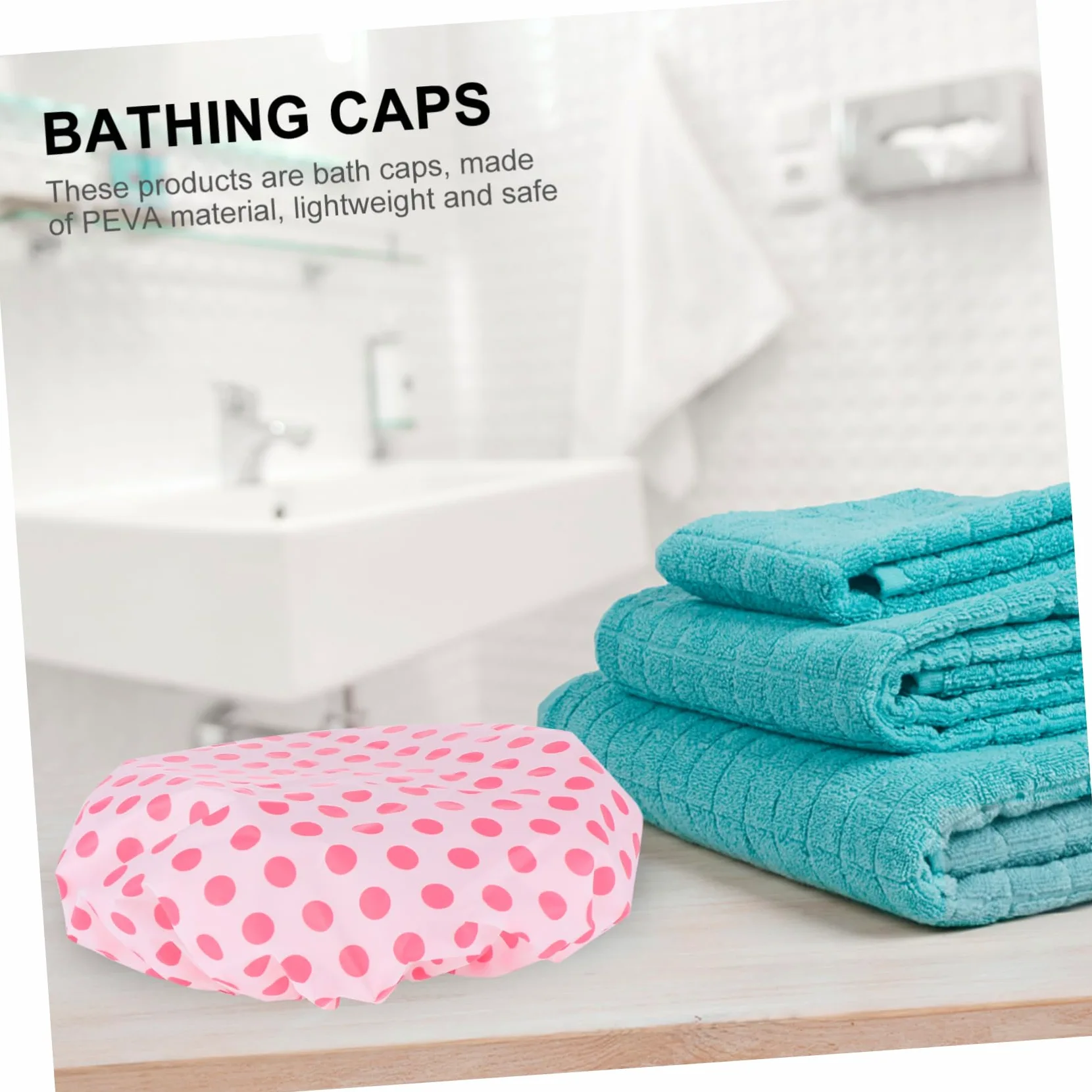 Angoily 18pezzi Cappelli Da Elasticizzati Impermeabili Peva Per Uso Quotidiano e Protezione Dei Durante Bagno