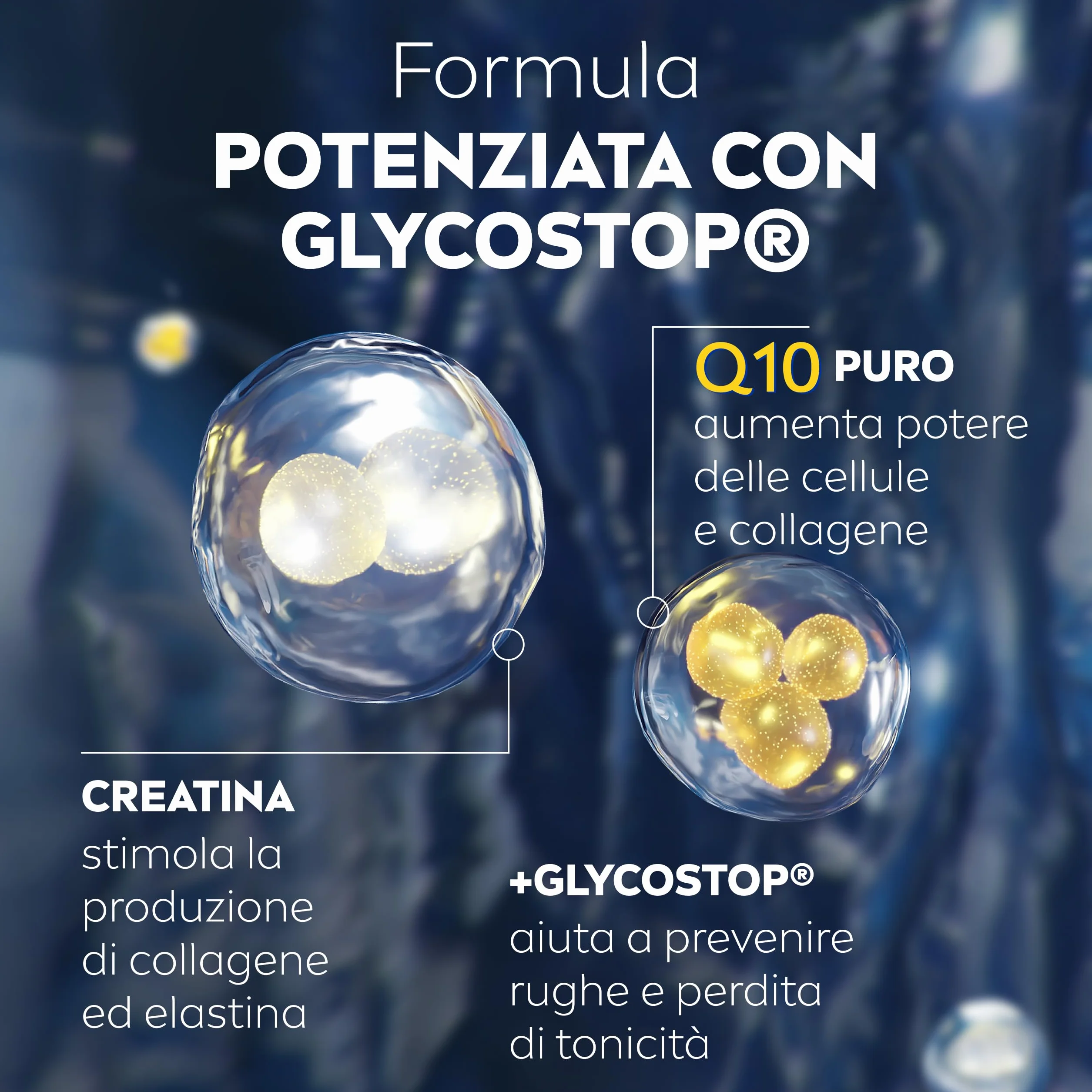 NIVEA Q10 Anti-Rughe Power Crema Notte Extra Rigenerante 50 ml, Crema notte viso antirughe idratante con Coenzima Q10, Creatina e Glycostop, Skincare ad assorbimento rapido per tutti i tipi di pelle