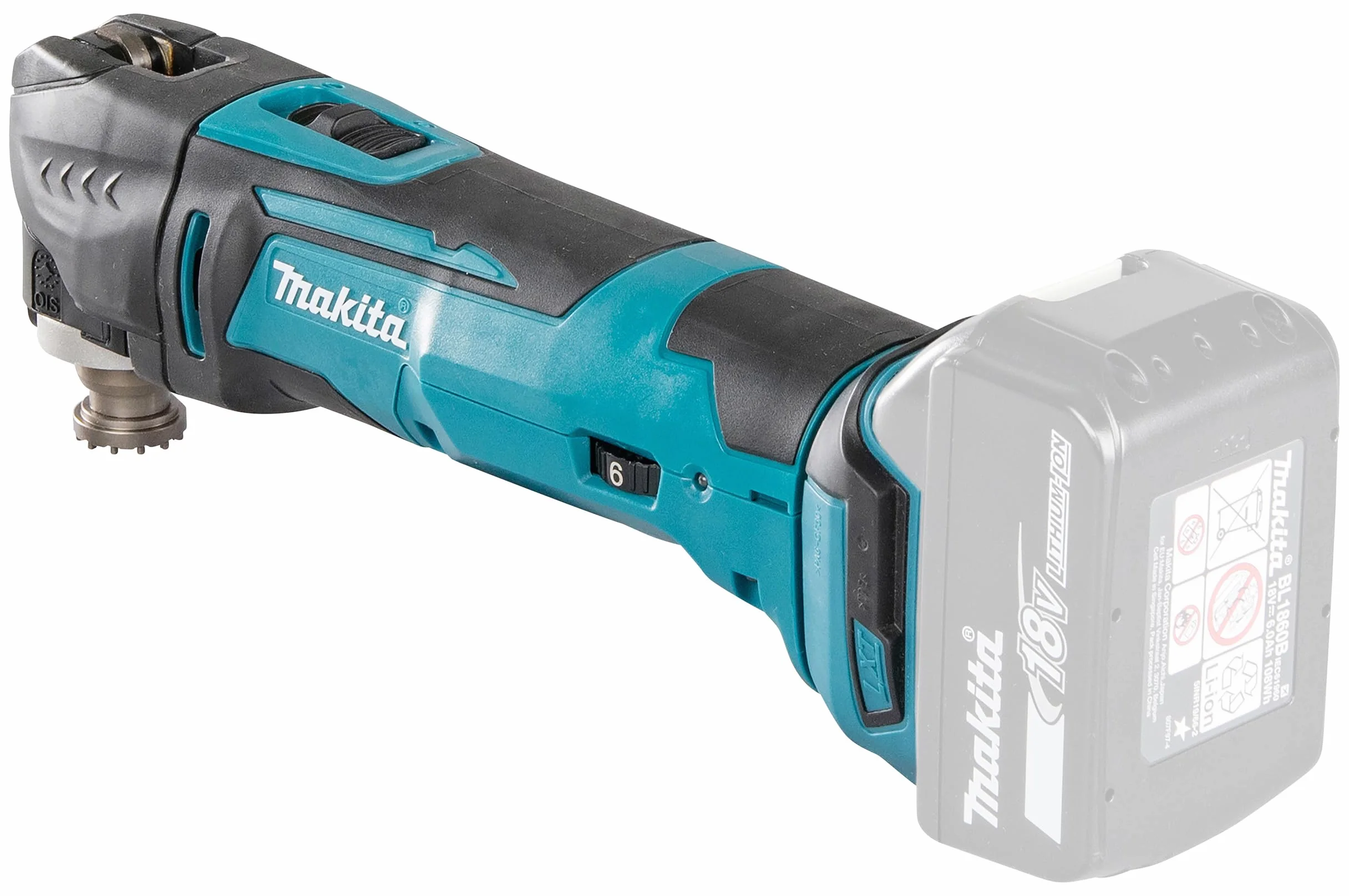 Makita DTM51Z Utensile multifunzione a batteria 18 V, blu