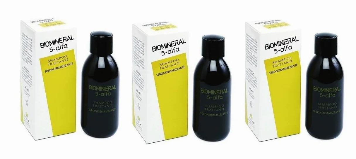 MEDA PHARMA Shampoo Condizionatore 5 ALFA 200ML KIT CONVENIENZA TRE CONFEZIONI SENZA PROFUMO E SENZA ALCOLO PER CAPELLI GRASSI