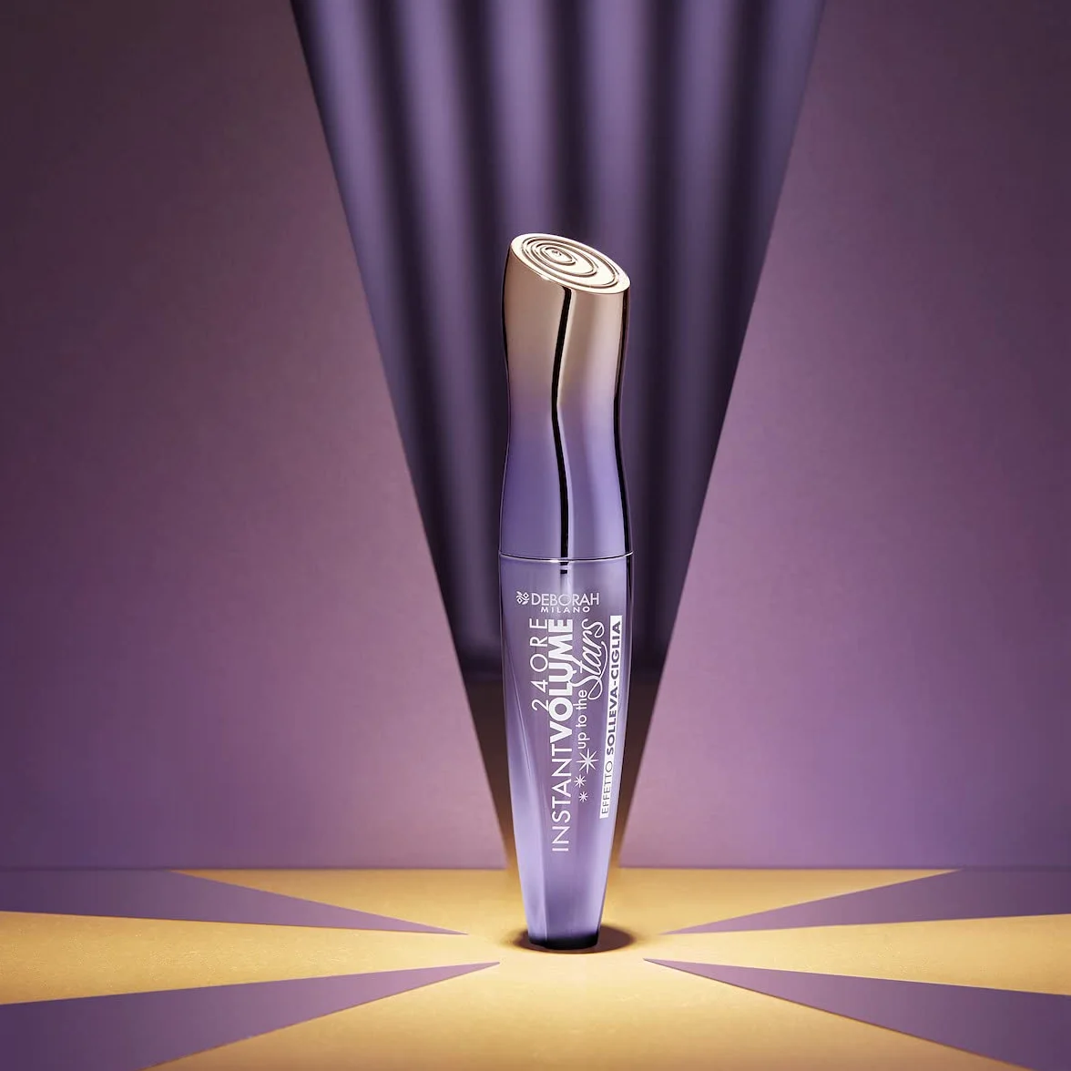 Deborah Milano - Set Make Up con Gioiello, Include Mascara Volumizzante Instant Maxi Volume Up to the Stars, Matita Kajal Nera Velvet Mat, Collana Punto Luce Morellato Donna in Acciaio Inossidabile