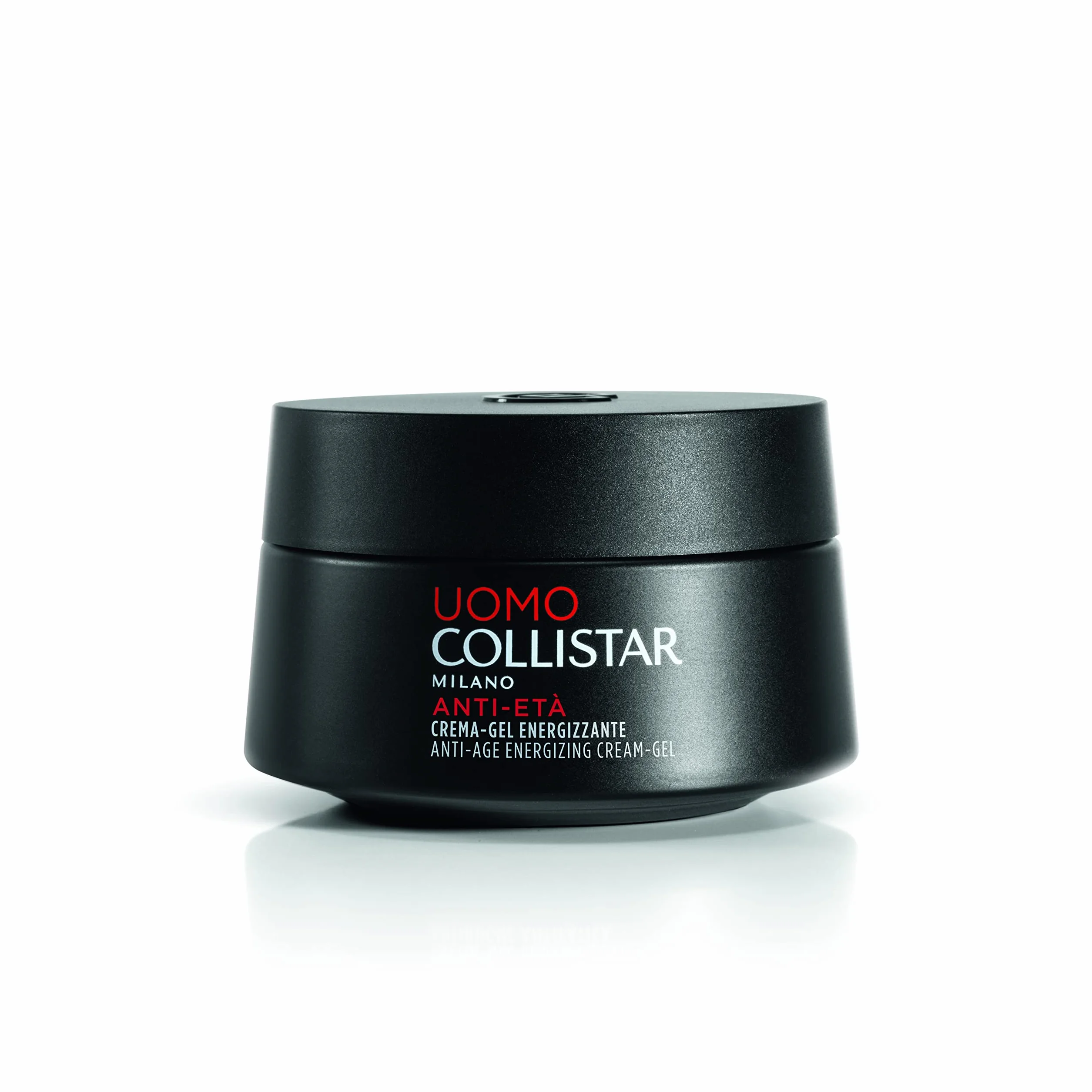 Collistar Linea Uomo Crema-Gel Energizzante, Azione Antirughe e Antifatica, Fresca, Ottima per Tutti i Tipi di Pelle, con Vitamine A, B5 ed E, Previene Rughe e Segni d'Espressione, 50 ml