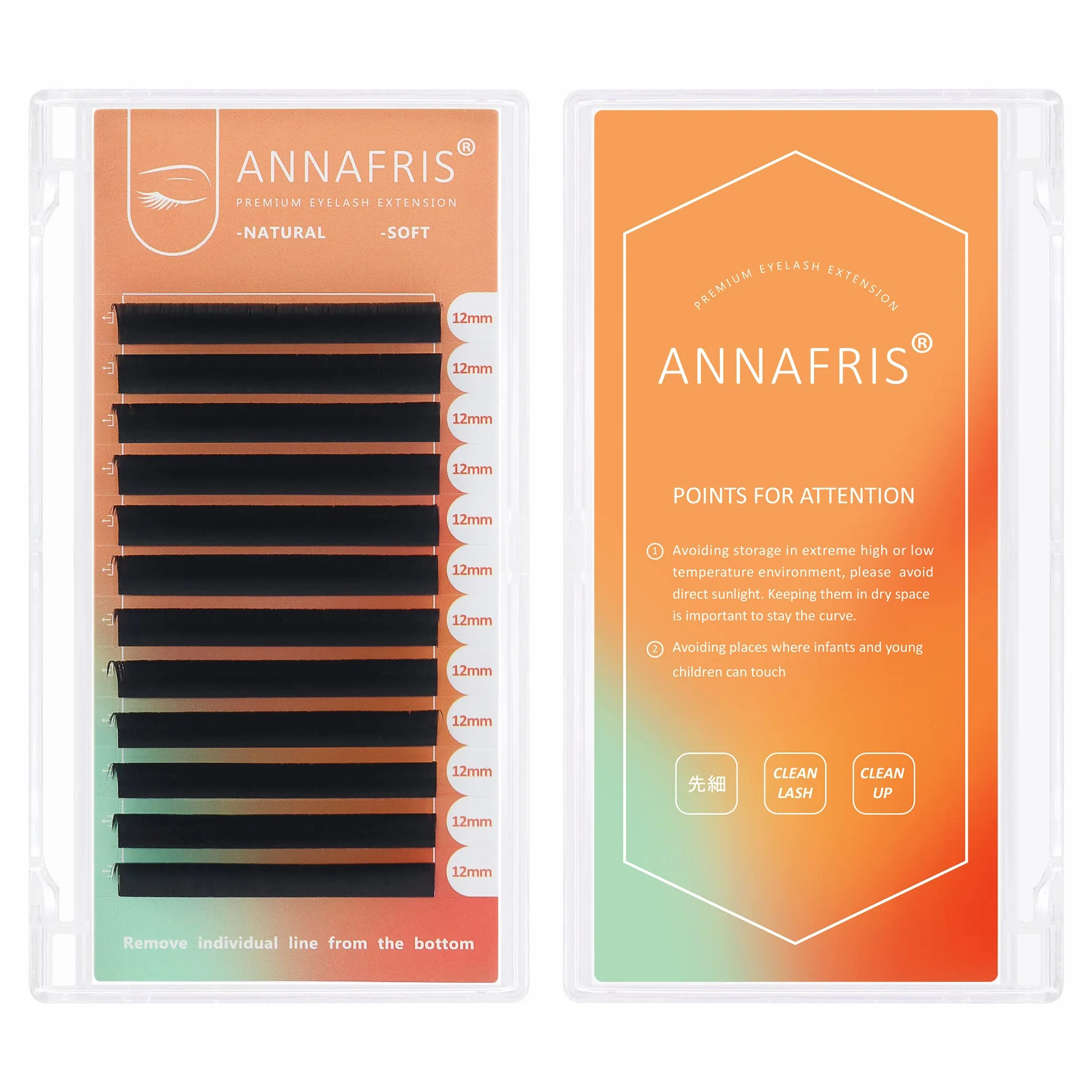 Volume estensione delle ciglia A Ventaglio Automatiche 0.07 C Curl 8-15mm Mix Easy Fan Lashes Automatic Blooming extension ciglia finte (8-15mm Mix, 0.07 C)