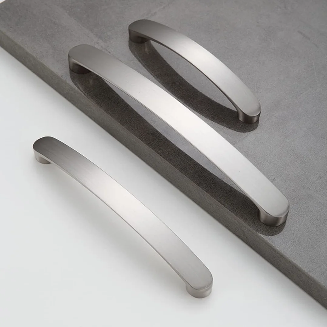 Maniglie per Mobili da Cucina 160mm Acciaio Inox Nichel Satinato 10 Pezzi