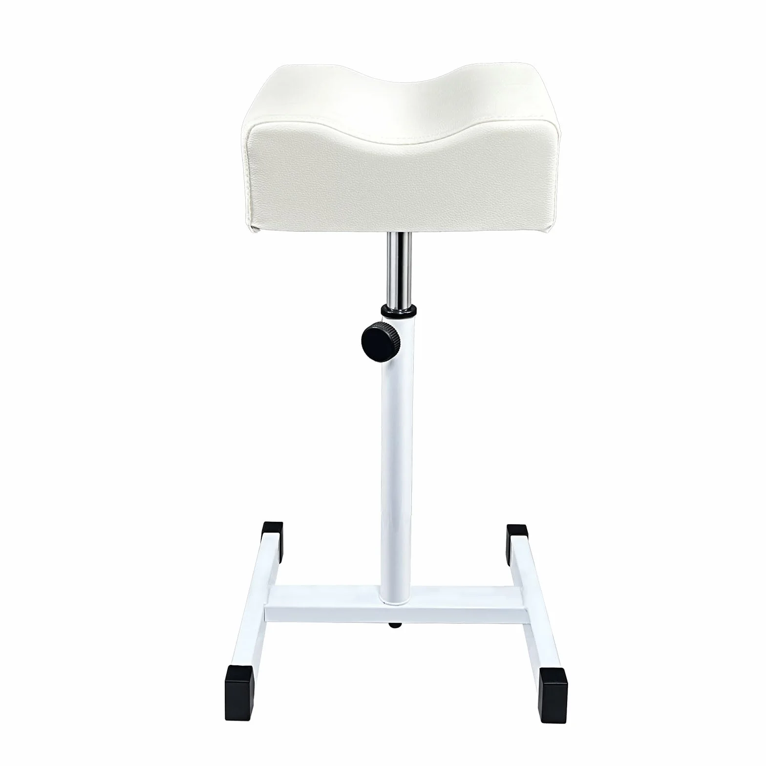 Sgabello per pedicure, per manicure, per la cura dei piedi, regolabile in altezza, per la cura dei piedi, per salone di unghie, massaggio spa, salone di bellezza, bianco