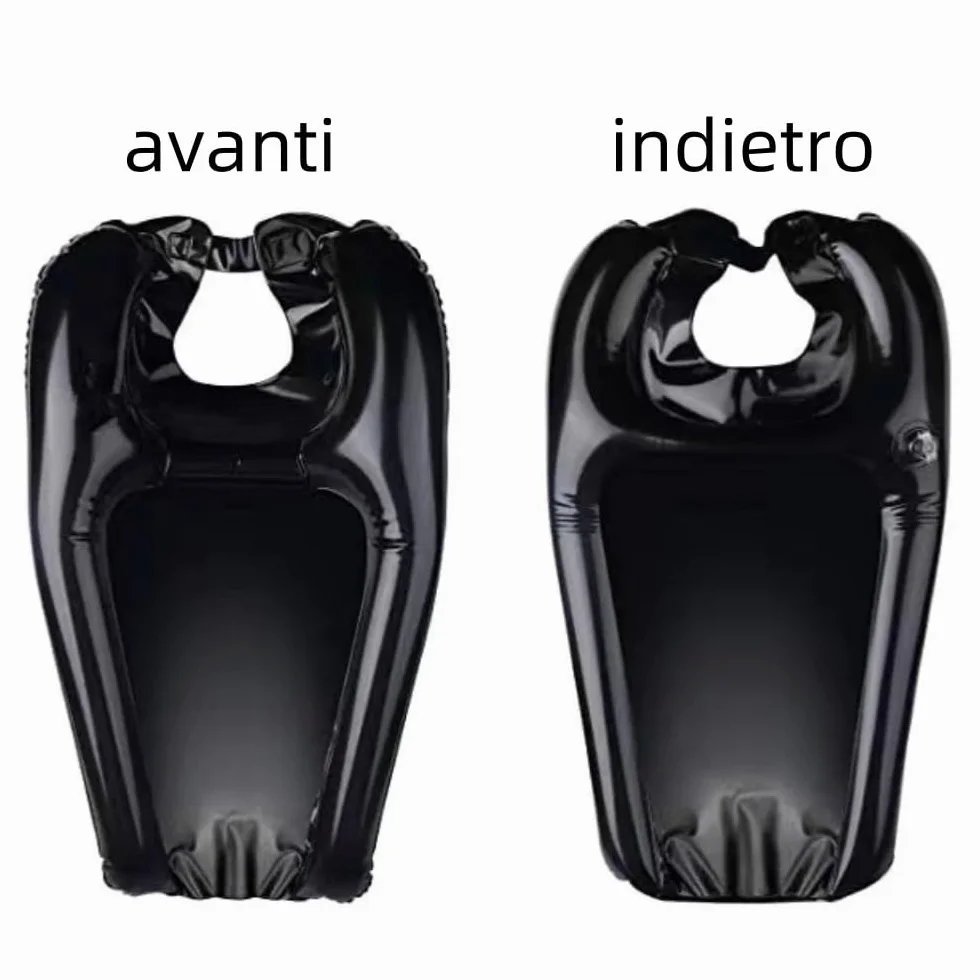 Lavacapelli da Viaggio Pieghevole, Poggiatesta per Lavare Capelli Lavandino Casa, Per Testa Anziani, Donne Incinta, Bambini, Infortunati nero