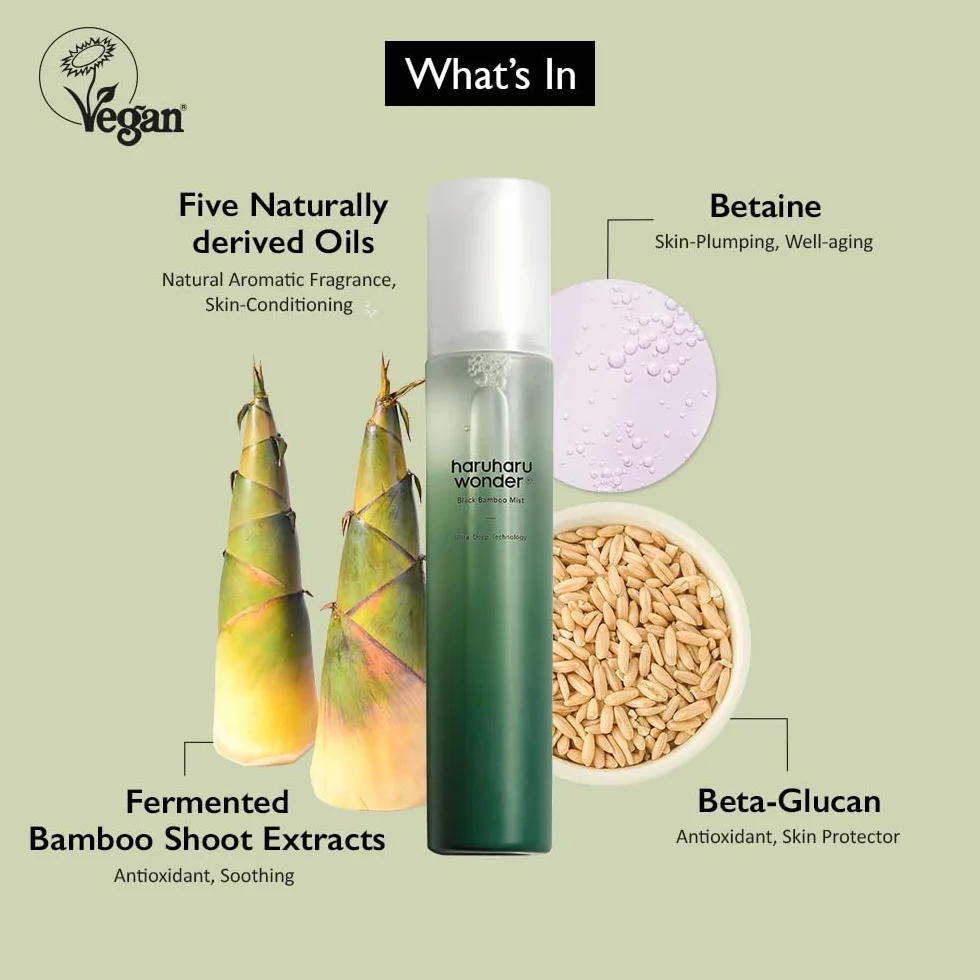 HARUHARU WONDER Black Bamboo Mist (150 ml)