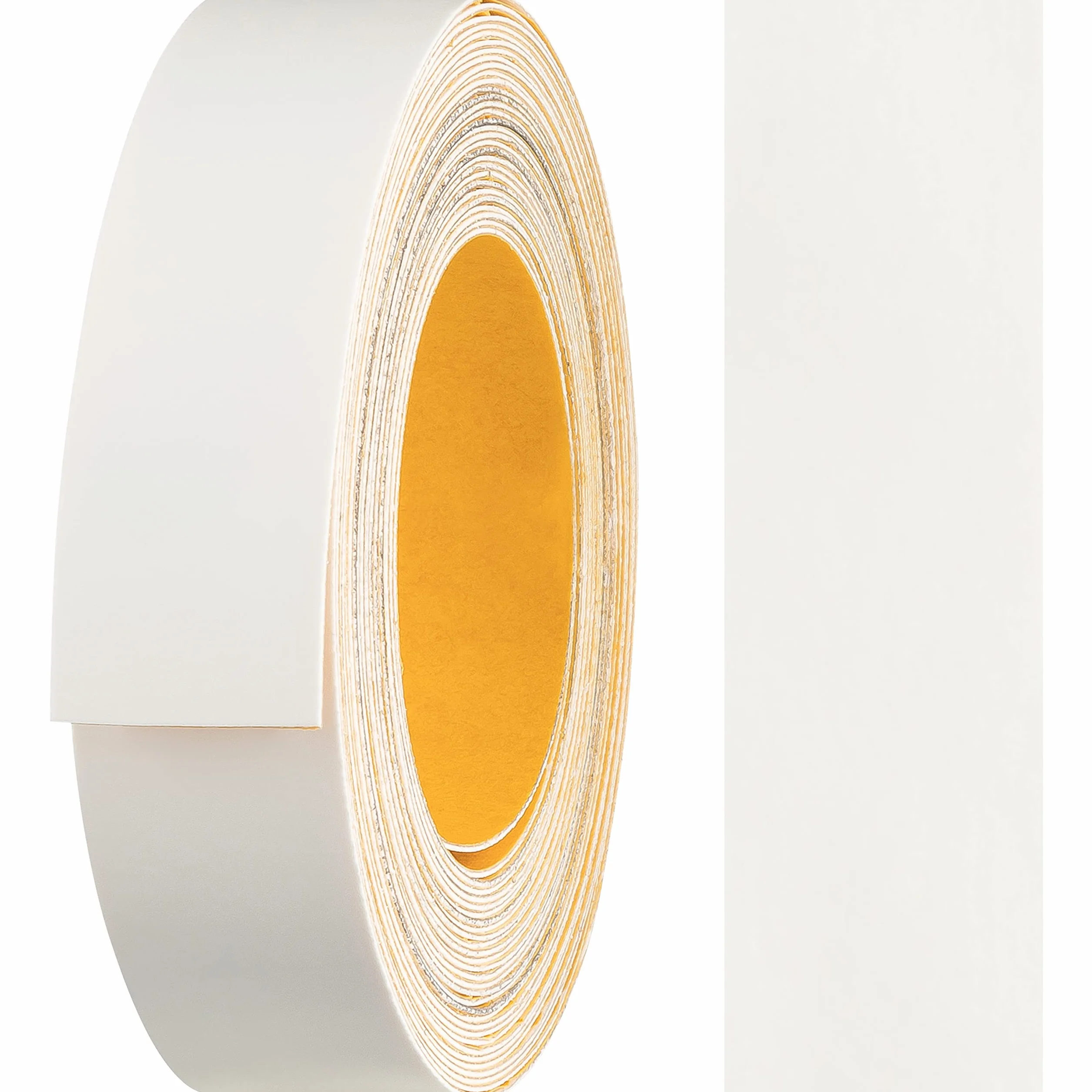 nastro per bordi autoadesivo in melammina 18 mm x 5 m bordo impiallacciato per mobili ripiani pannelli in legno bianco