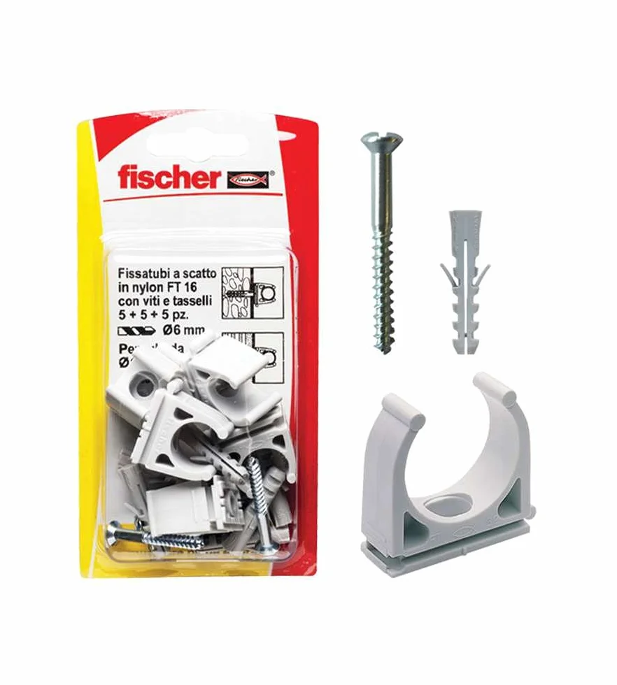 Fischer Clip fissatubo FT 20 K (4 Pz.)