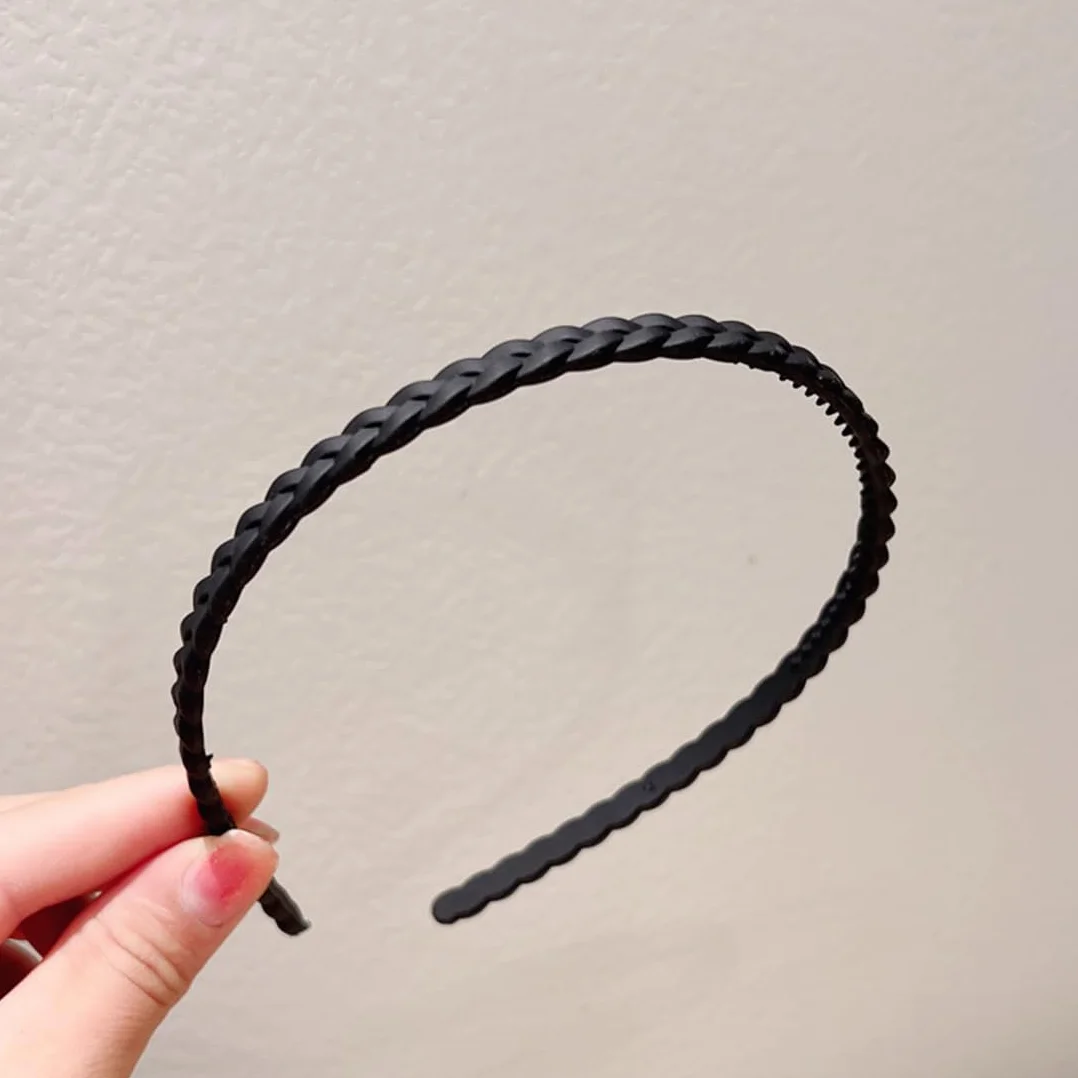 5 Pezzi Cerchietti Semplici Fasce per Capelli Denti Fasce per Capelli Sottili Cerchietti Colorato Antiscivolo Cerchietto per capelli in plastica per Donne e Ragazze