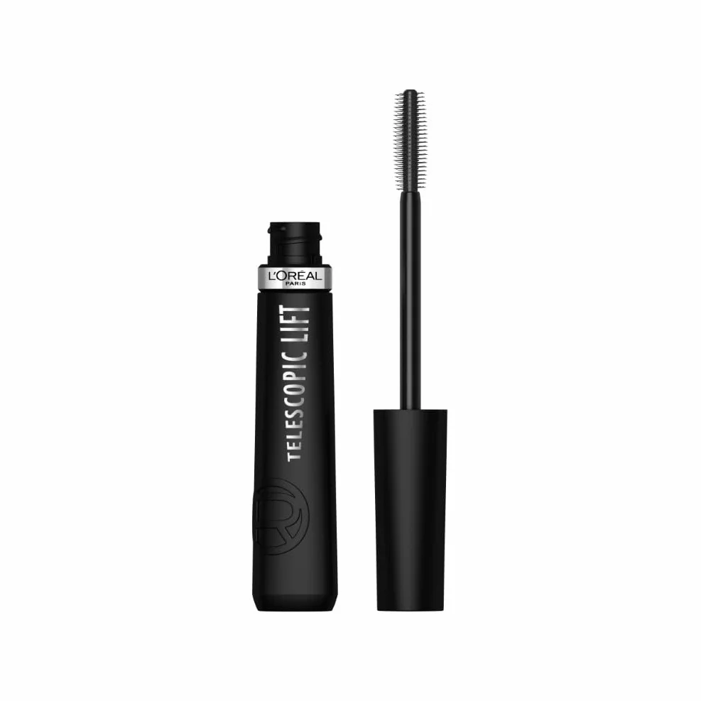 L'Oréal Paris Mascara Telescopic Lift, 5mm di Lunghezza per le tue Ciglia, Volumizza, Solleva, Waterproof, Lunga Tenuta 36h