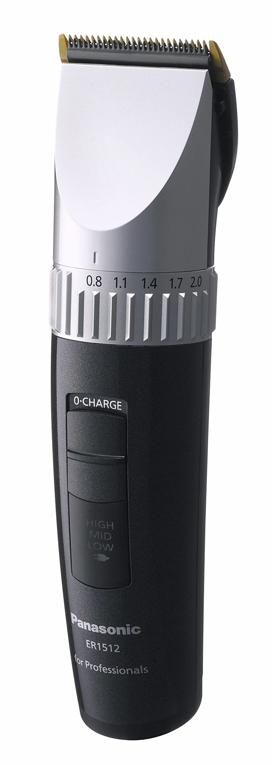 Panasonic Tagliacapelli Professionale ER-1512, 0.8 - 2 mm, batteria