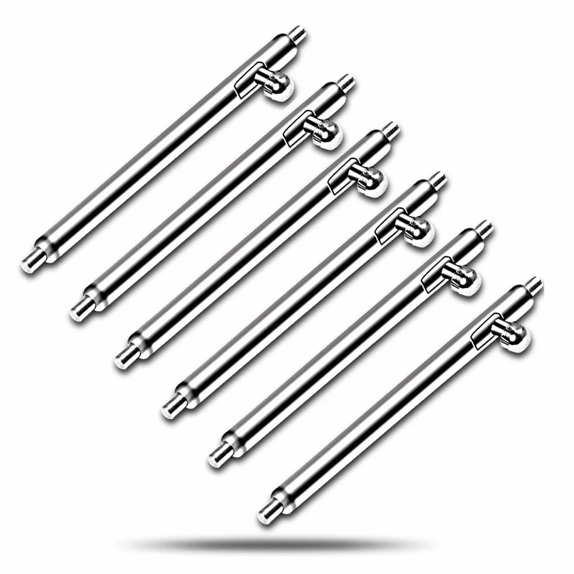 Perni a Molla a Sgancio Rapido in Acciaio Inossidabile 20mm 22mm 1.5mm per Cinturino di Ricambio (6 Pezzi)
