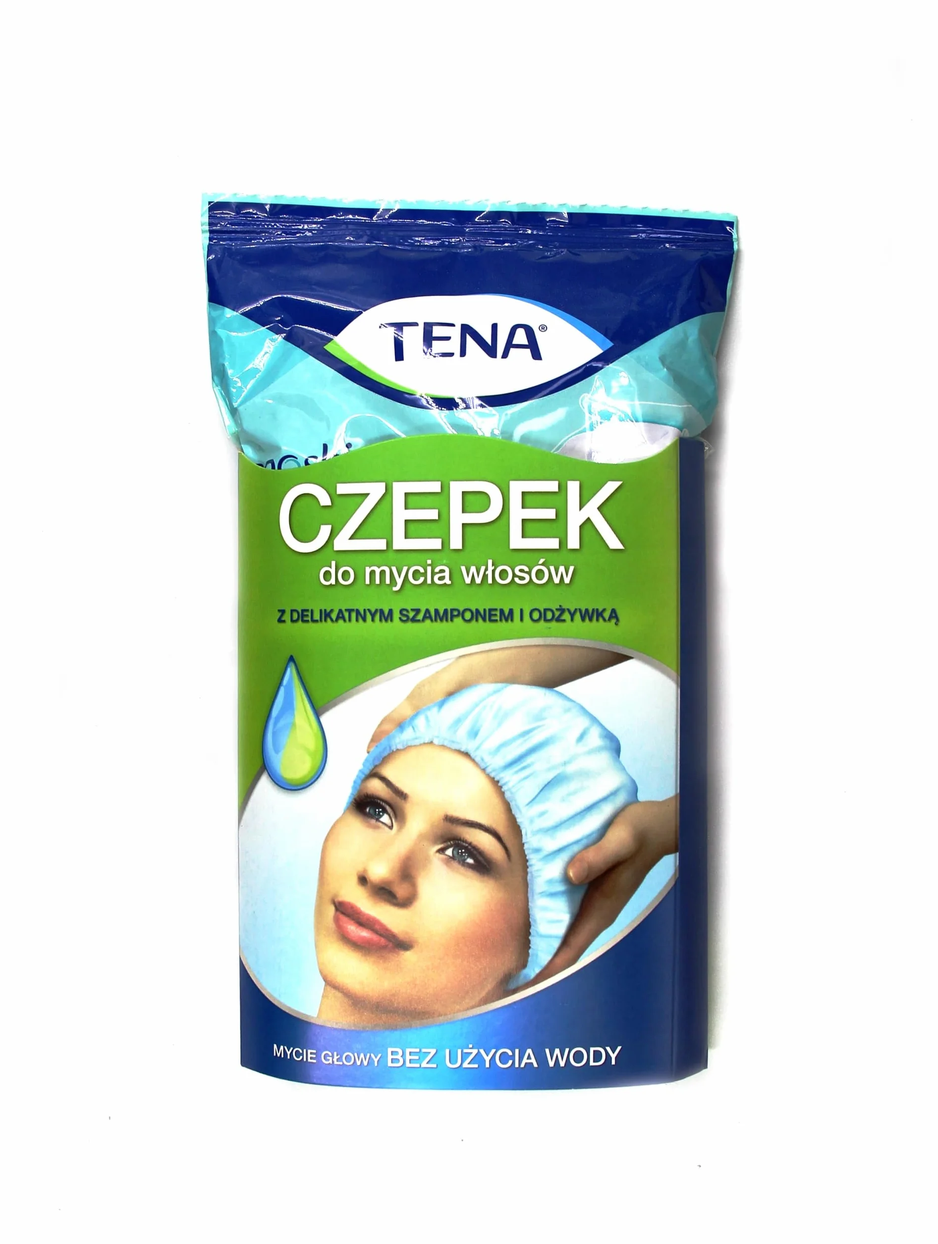 TENA Shampoo Cap - Cuffia per lavaggio capelli