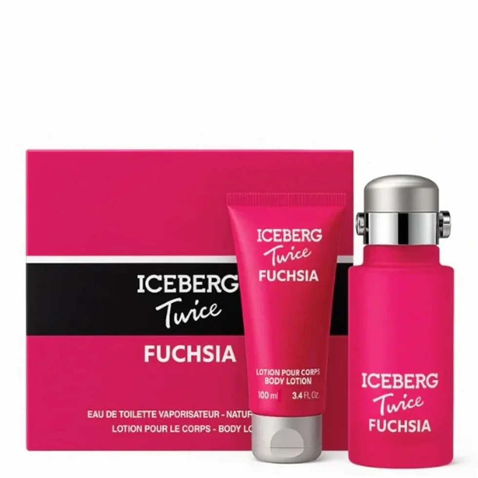 ICEBERG Twice Fuchsia For Her Set (Eau de Toilette 125ml + Body Lotion 100ml)