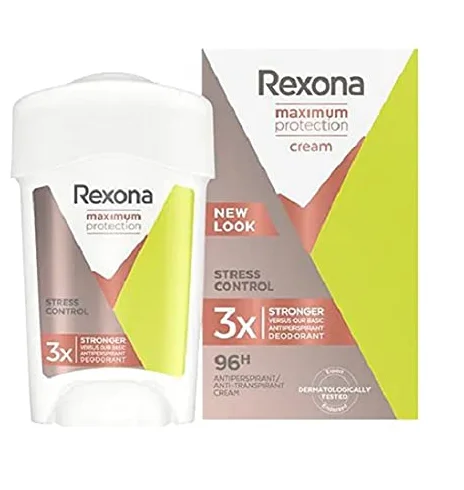 Rexona - 6 deodorante per crema da donna, massima protezione, anti-traspirazione, antistress, 45 ml