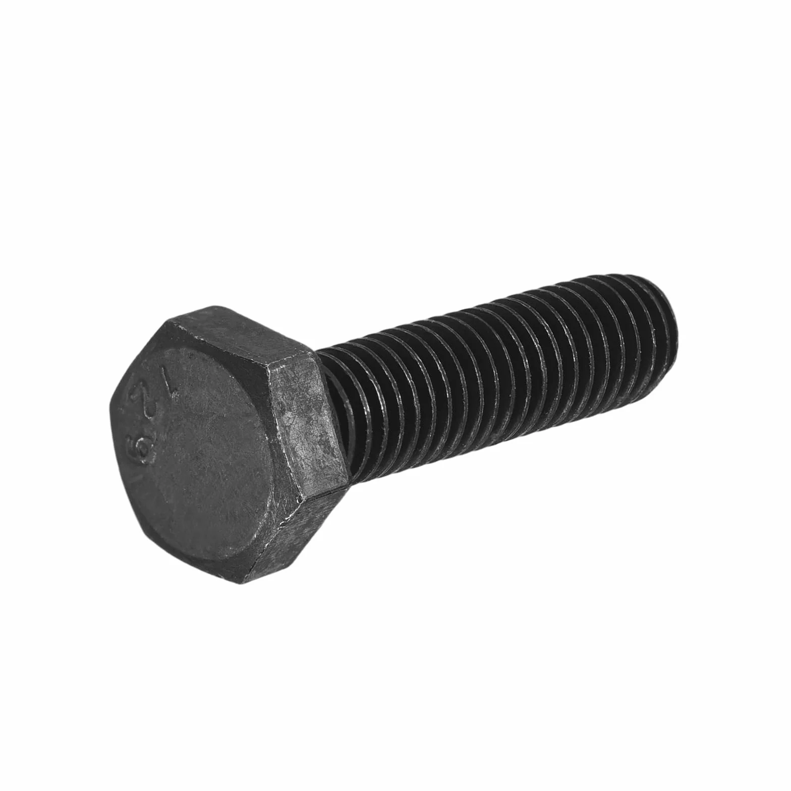 Bullone A Testa Esagonale M8-1.25 X 30mm Filettatura Sinistra Acciaio Al Carbonio Trattato Con Ossido Nero