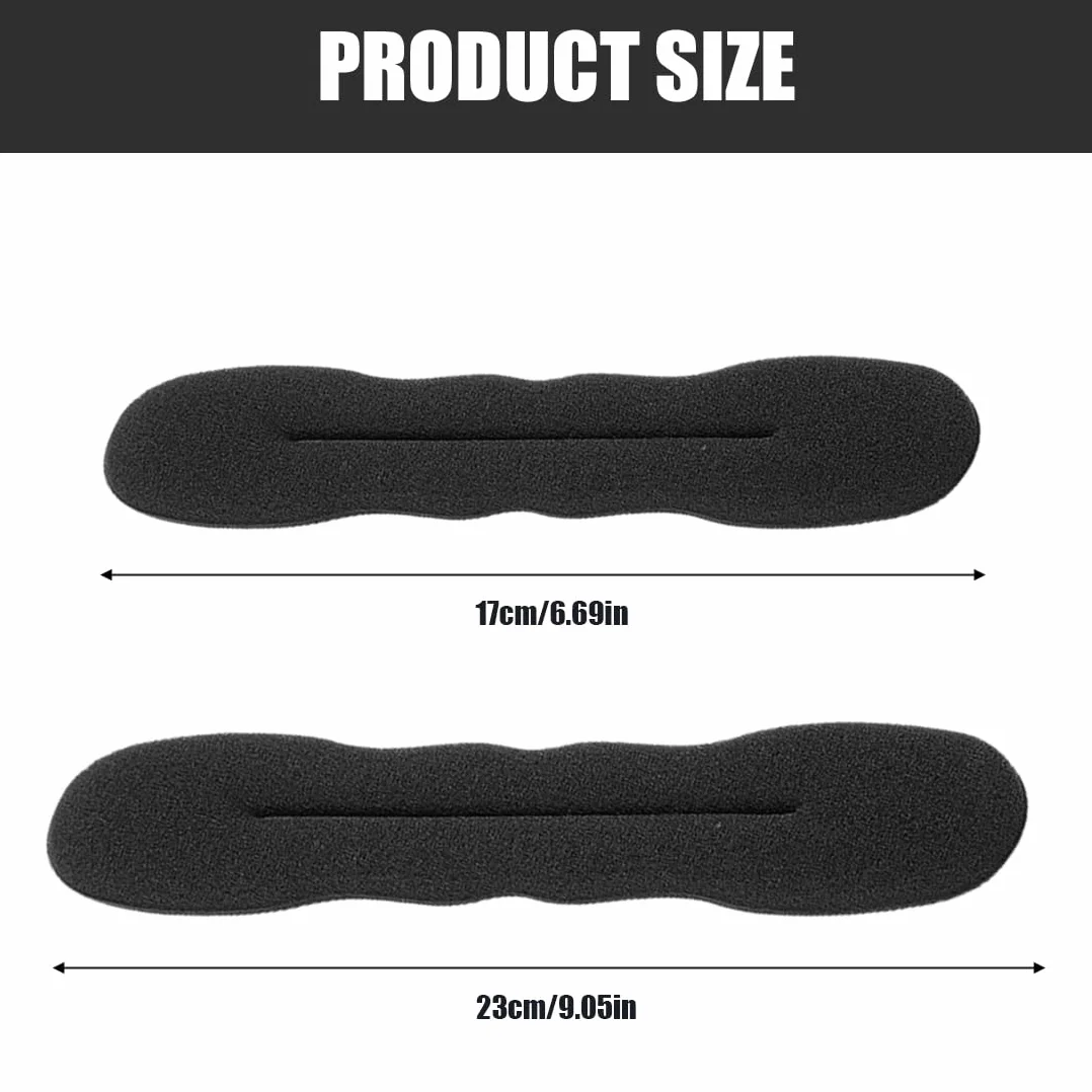 4 Pezzi Chignon per Ciambella, Spugna Clip Twist Curler Chignon, Facili e Veloci per Capelli con Accessori in Spugna, per Bambine e Donne, per Bambine e Donne