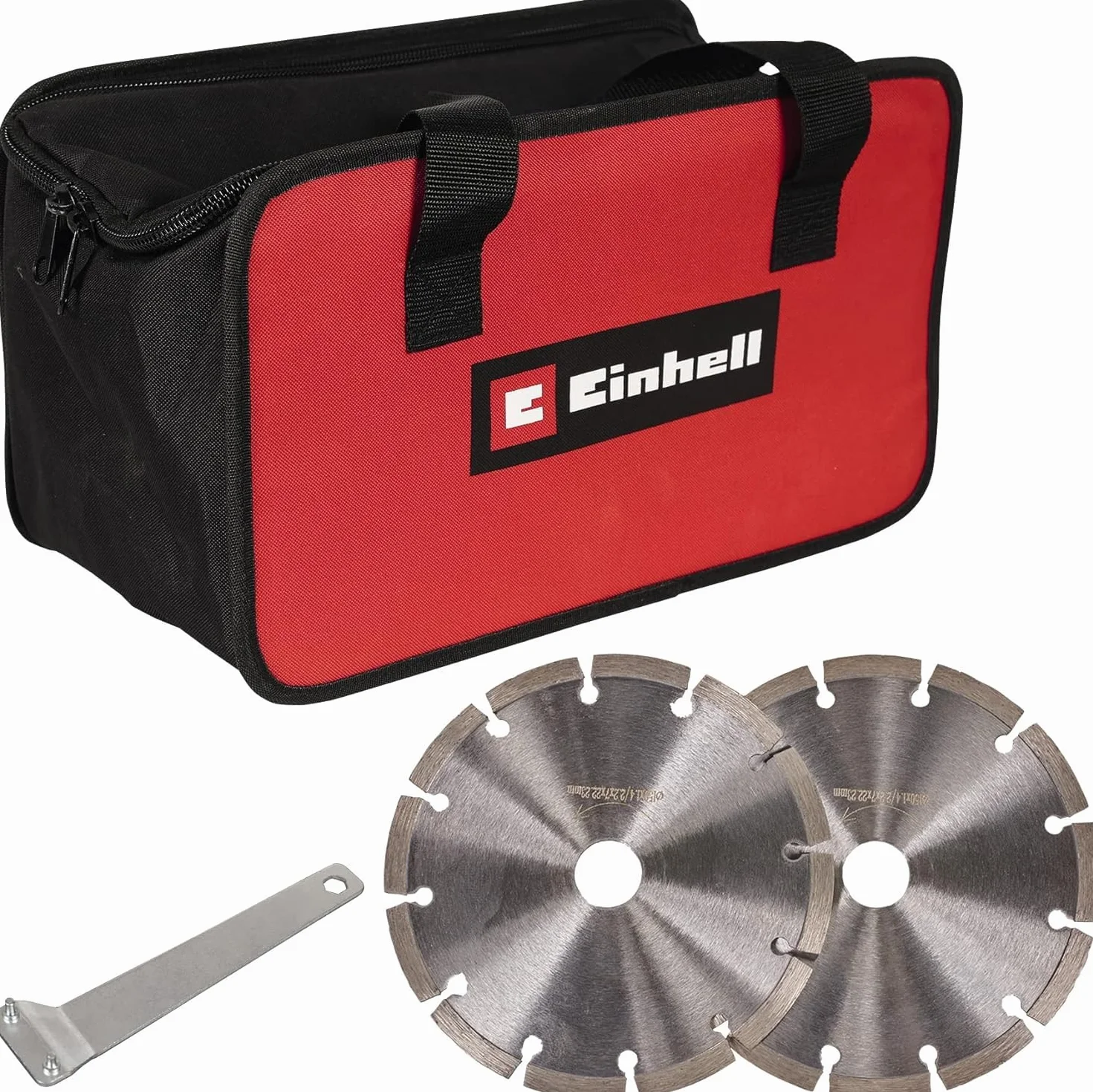 Einhell TE-MA 1500 Fresa a muro 1500 Watt regolazione continua profondità fresatura larghezza taglio avvio morbido custodia 2 dischi