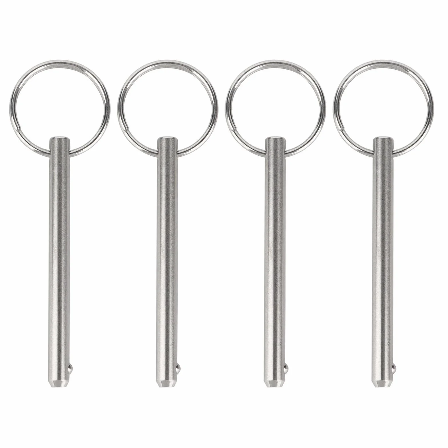 Perno Bimini a sgancio rapido in acciaio inossidabile 316, diam. 6,3 mm, Set 4 pezzi, accessori marini per tettoie