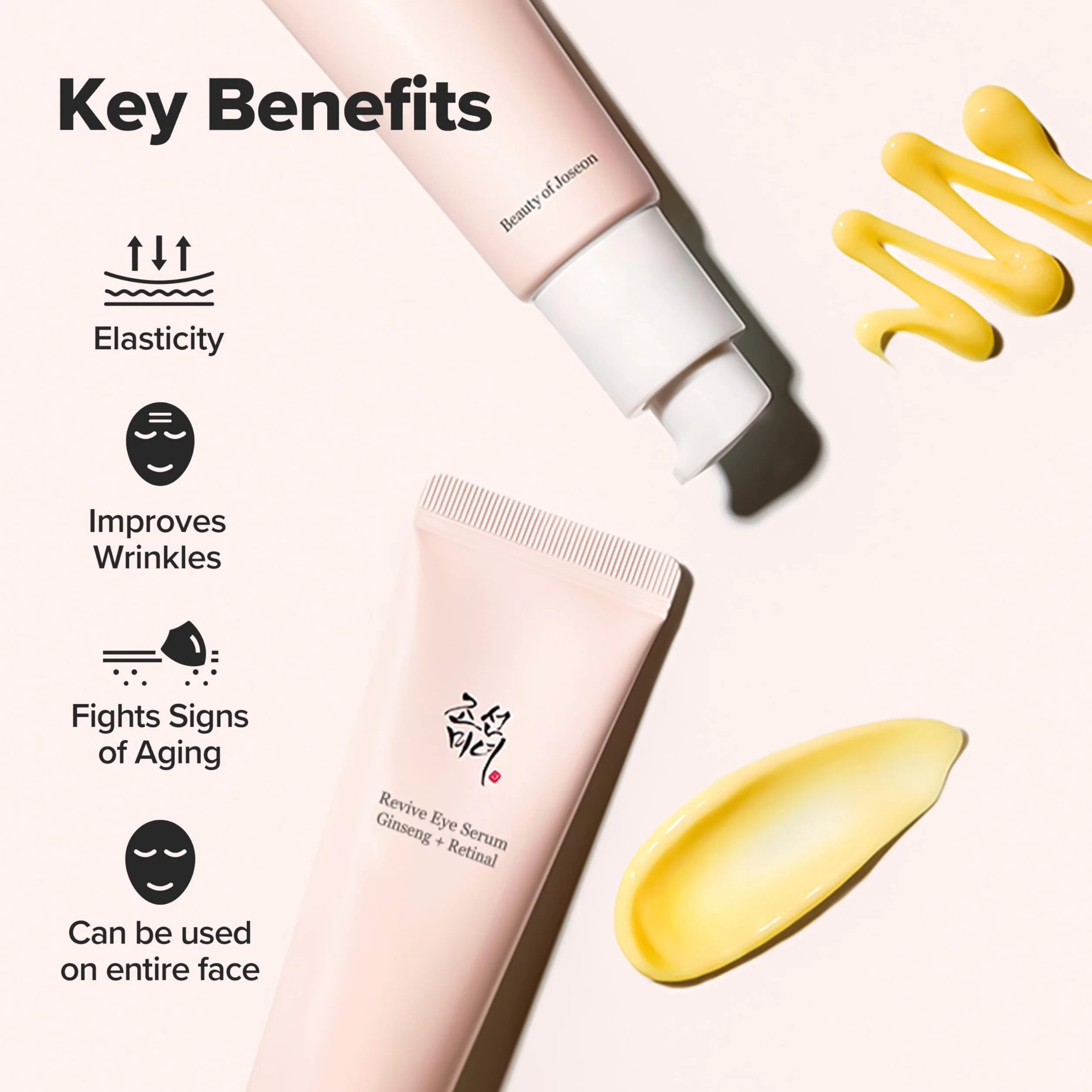Siero per gli occhi Revive con niacinamide retinica, correttore per borse, linee sottili, occhiaie e rughe, cura della pelle coreana, 30 ml, 1 fl.oz, 2 confezioni