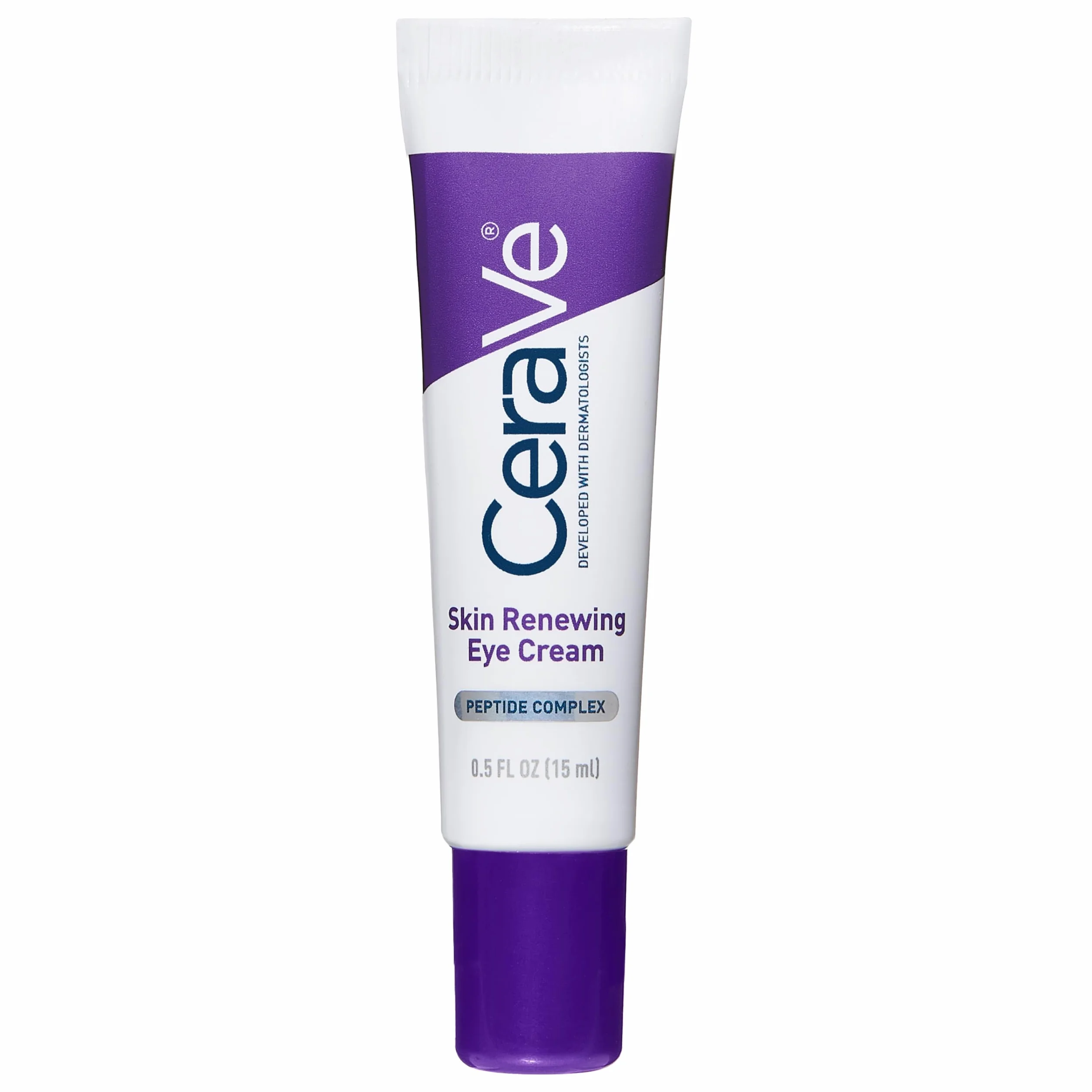 CeraVe Skin Renewing Crema Contorno Occhi, Per Pelle con i Primi Segni dell'Età, Occhiaie e Linee Sottili Ridotte, Con Complesso di Peptidi, 3 Ceramidi Essenziali e Caffeina, 15 ml