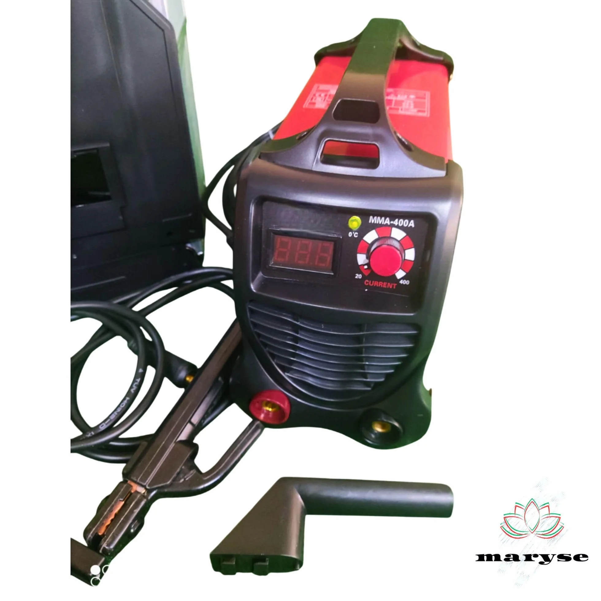 Saldatrice a Elettrodo Inverter 600A Regolabile Portatile con Valigetta