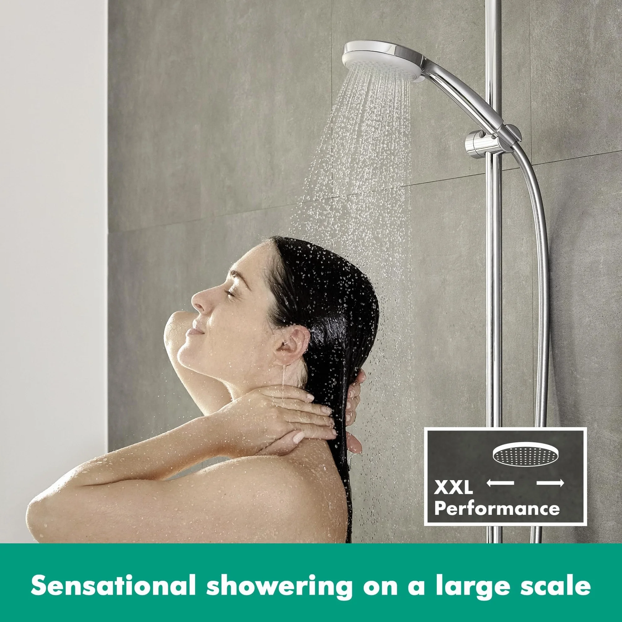 hansgrohe Croma 100 Soffione doccia rotondo ⌀ 100 mm anticalcare cromo