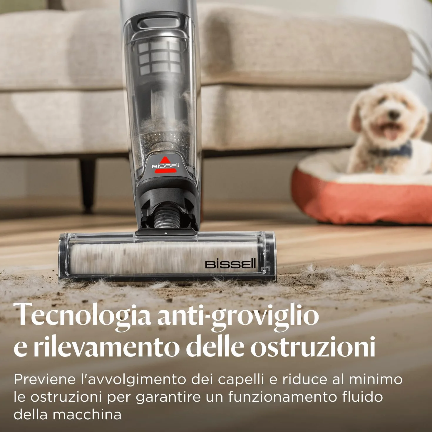 Bissell CrossWave OmniForce 3912N Aspirapolvere Senza Fili Aspira e Lava 240m²