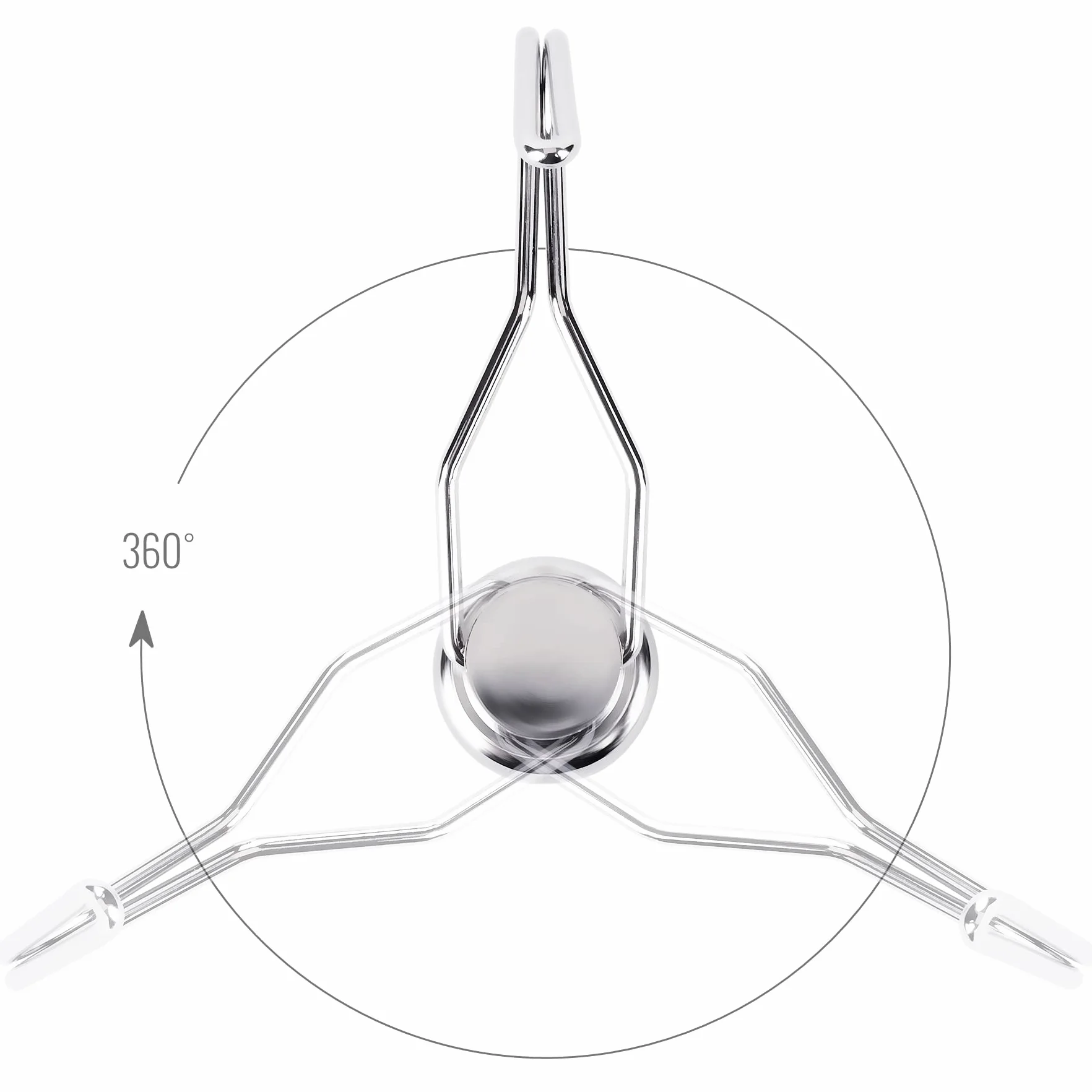 Magnete al neodimio con gancio girevole Ø20 x H63 mm 12 kg 4 pezzi