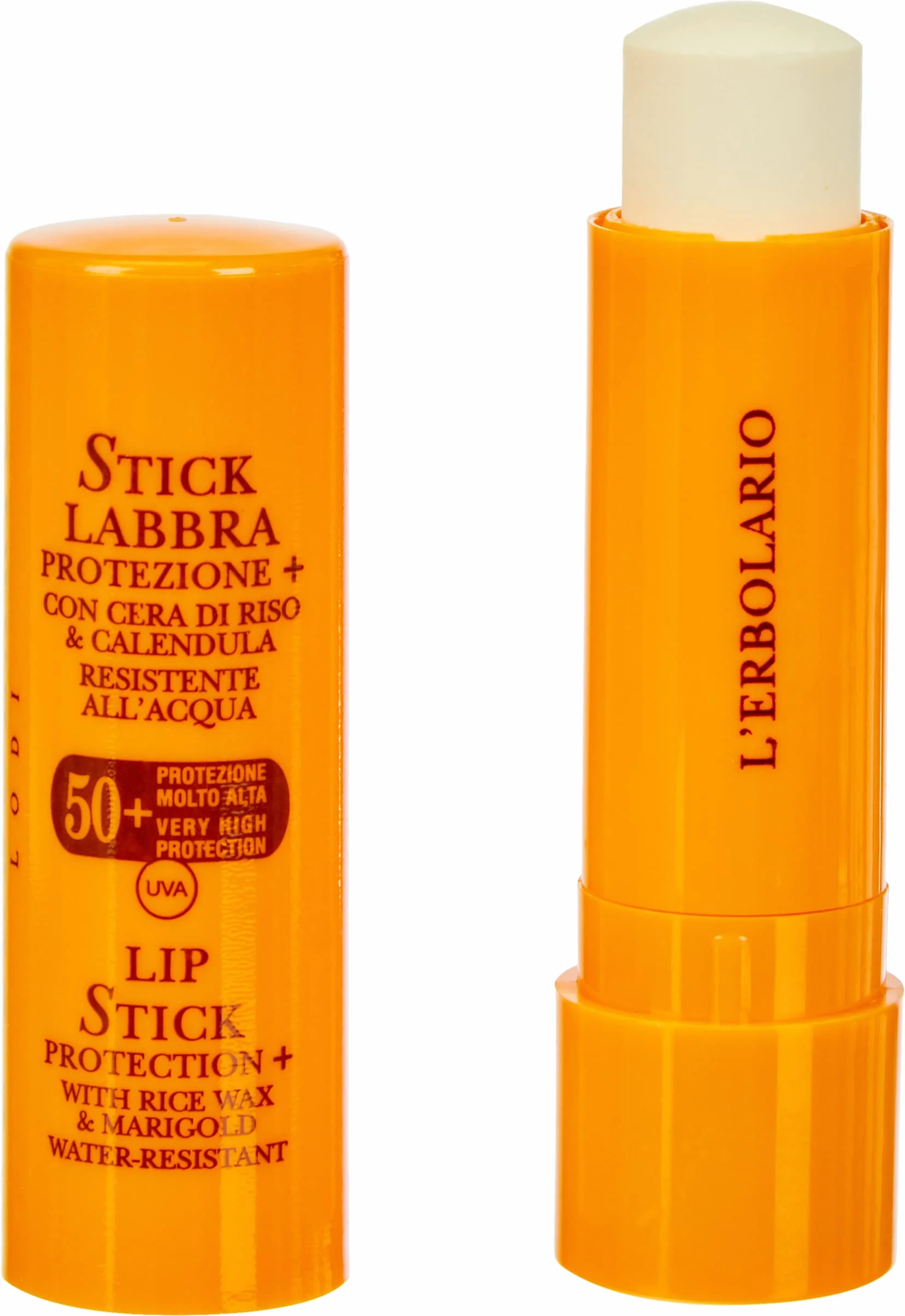 L'Erbolario, Stick Solare Labbra ad Alta Protezione da Raggi UVA e UVB, SPF 50, 4.5 ml