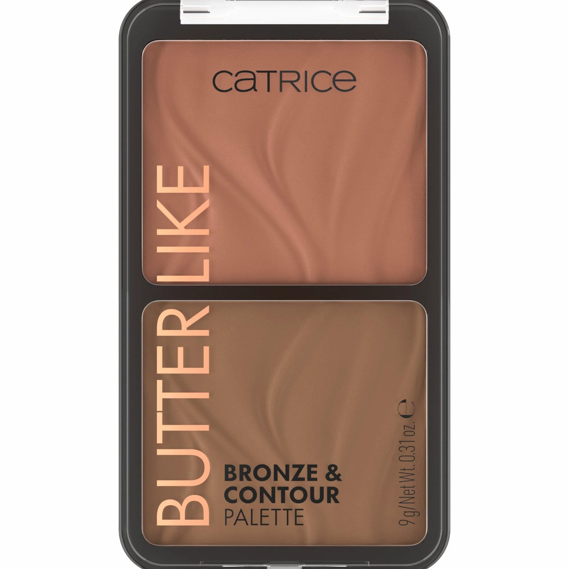 Catrice Butter Like Bronze & Contour Palette Viso, lunga durata, definizione, risultato istantaneo, naturale, opaca (9g)