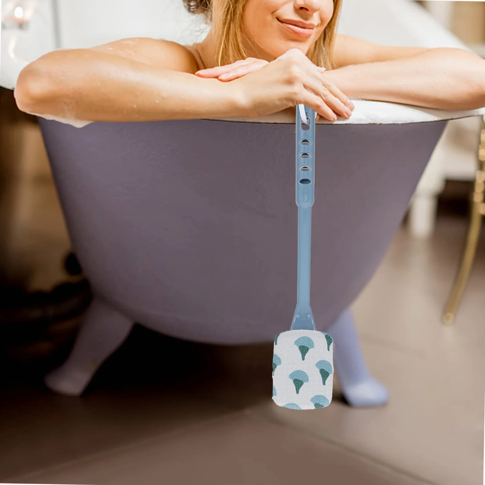 Healvian 3pezzi Spazzola Da Esfoliante Con Manico Lungo Spazzola Per Pulizia Schiena Stimola La Circolazione e Rimuove La Morta Perfetta Per Rinfrescante e Relaxante