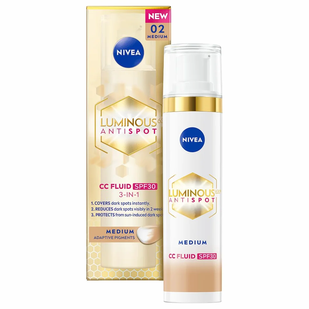 NIVEA LUMINOUS630® CC 30 crema anti-scolorimento 02/medio 40 ml