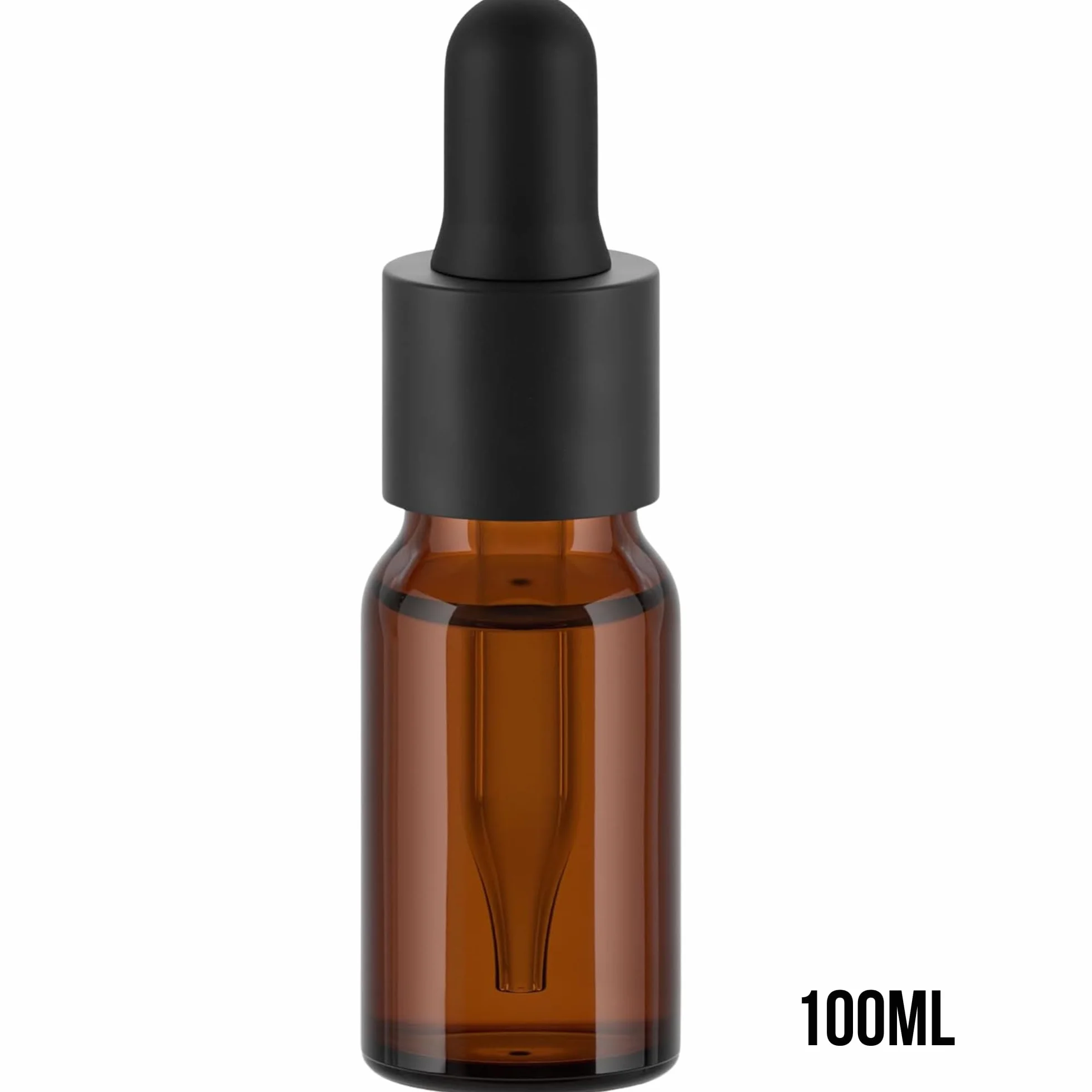 Essenciales - Bottiglie contagocce in vetro ambrato 100ml | Confezione 2 flaconi con pipetta di vetro | Protezione UV naturale | Per oli essenziali | Aromaterapia | Cosmetica | Laboratorio