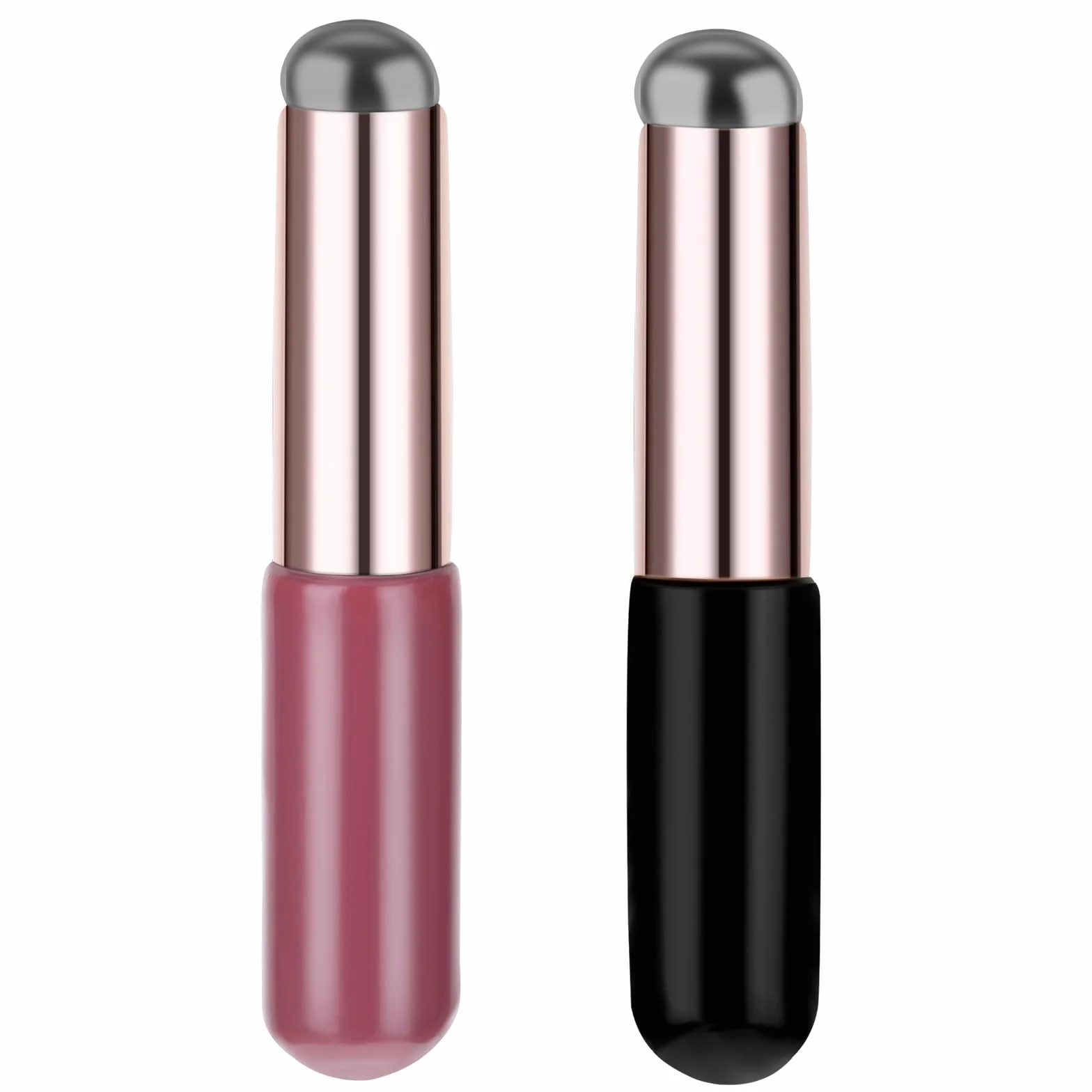 Confezione 2 Pennelli Labbra Silicone Applicatore Labbra Silicone Cappuccio Applicatore Elastico Silicone Pennello Maschera Pennello Silicone Pennello Applicatore Previene Desquamazione Delle Labbra