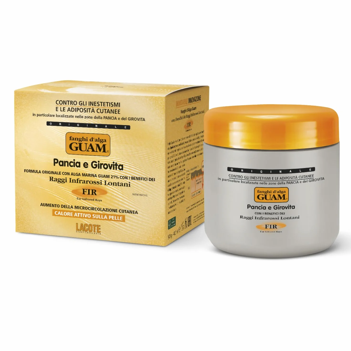 Guam GU2787 Fango pancia e girovita FIR, 500 gr