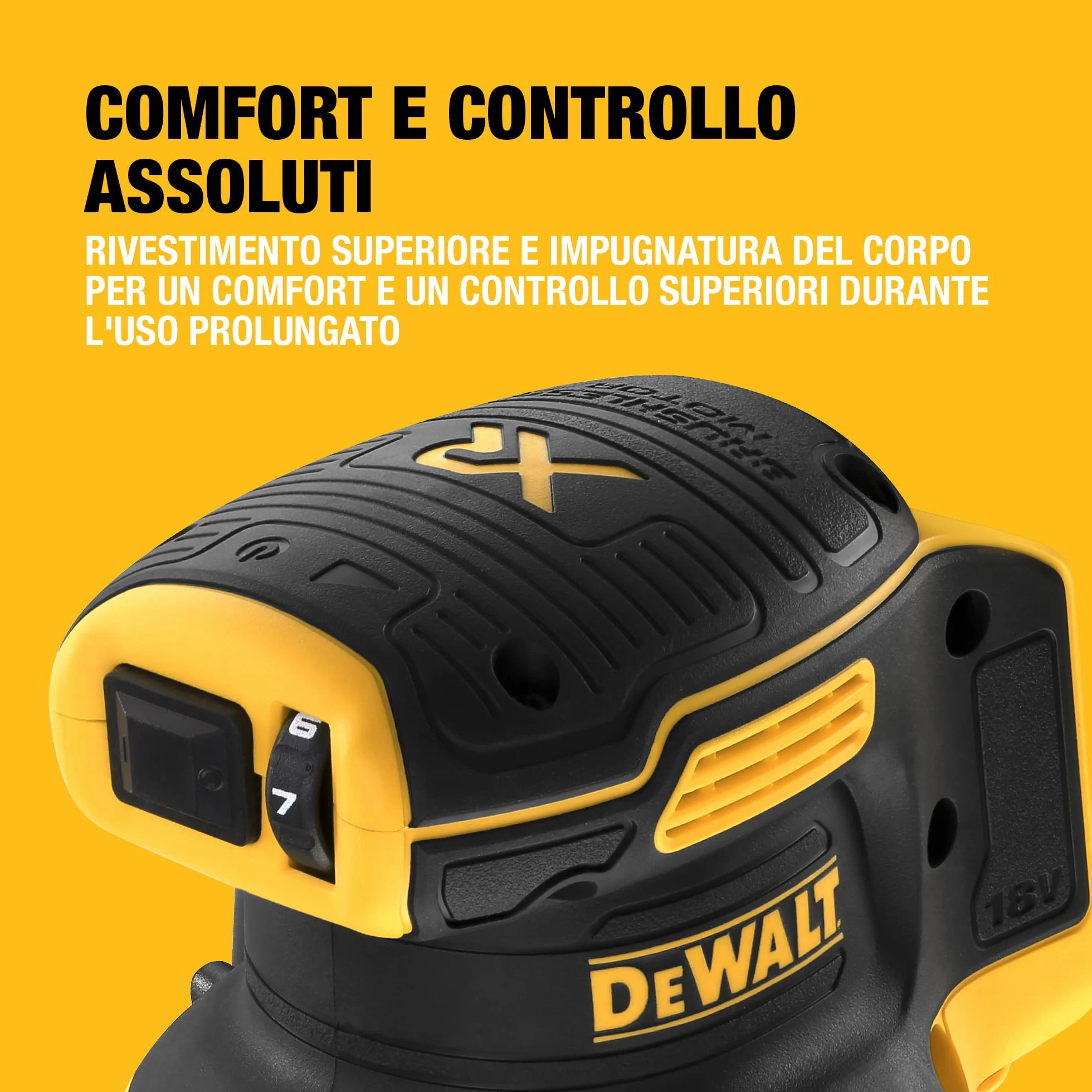 DEWALT Levigatrice Brushless 18V XR 125mm DCW210N-XJ
