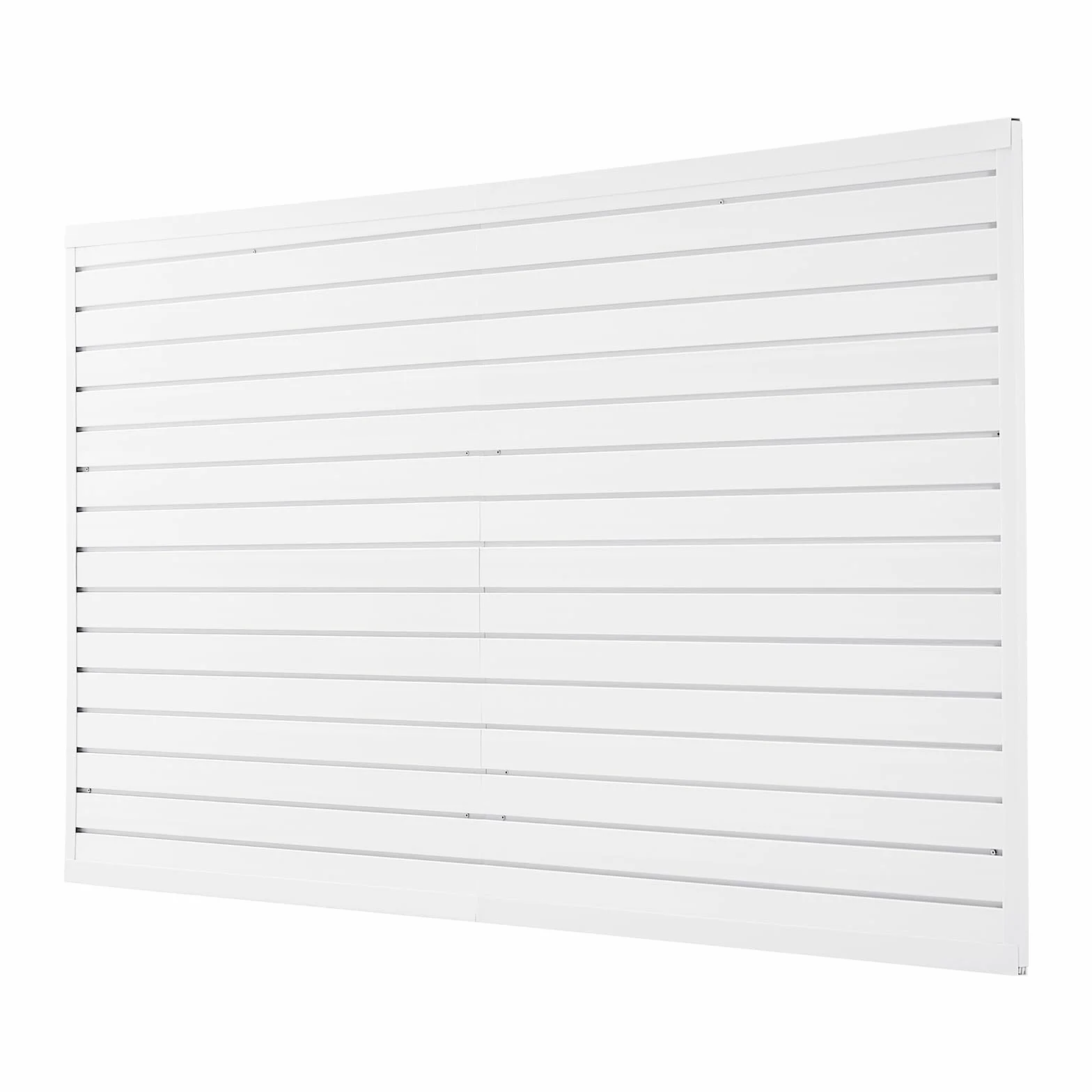 VEVOR Pannelli per Pareti a Doghe Garage Regolabile 1225 x 2450 x 20 mm Bianco