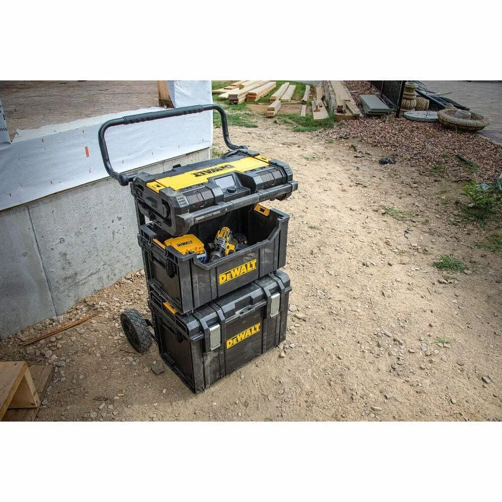 DeWalt Tough System Radio Ds280 Unità Radio Caricabatteria Xr, Am/Fm/Dab, Ip54, Carica Usb