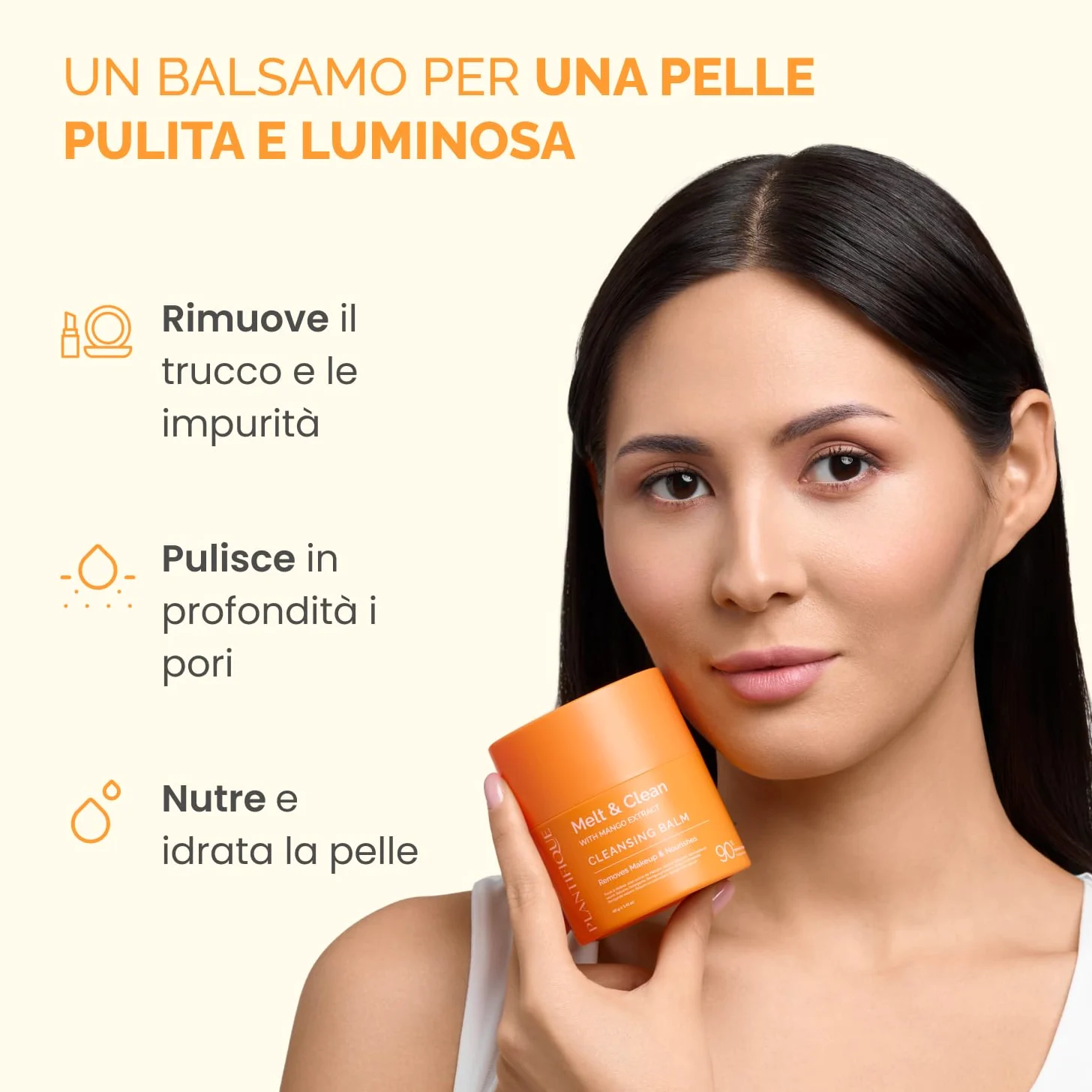 PLANTIFIQUE Superfood Maschera Viso in Tessuto Varietà Box 10 Pezzi - Idratante e Illuminante & Burro Struccante Coreano Viso e Occhi - Makeup Remover Waterproof - 40 g