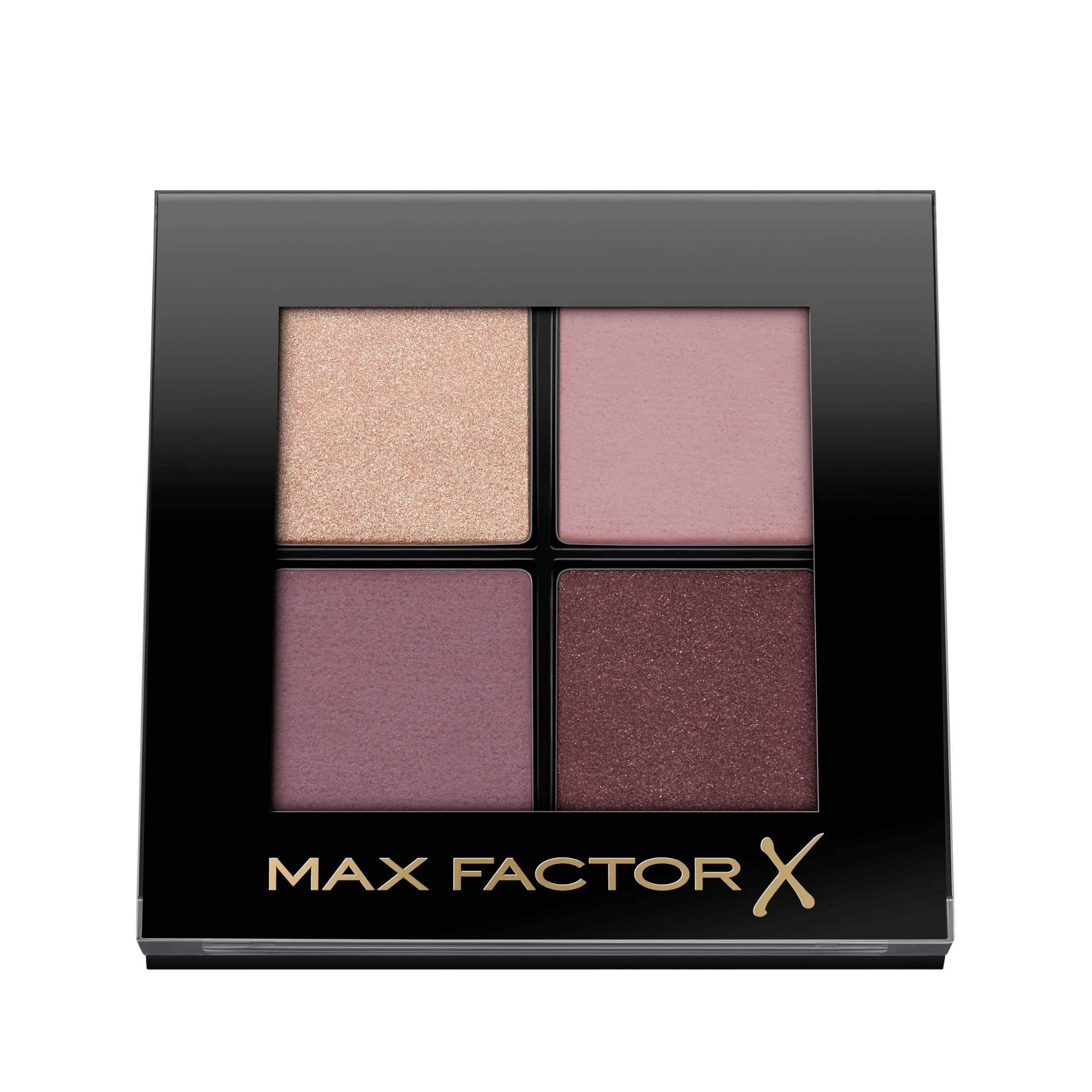 Max Factor Colour X-Pert Soft Touch Palette Ombretti, 4 Ombretti dal Colore Intenso, Altamente Sfumabili, 002 Crushed Blooms